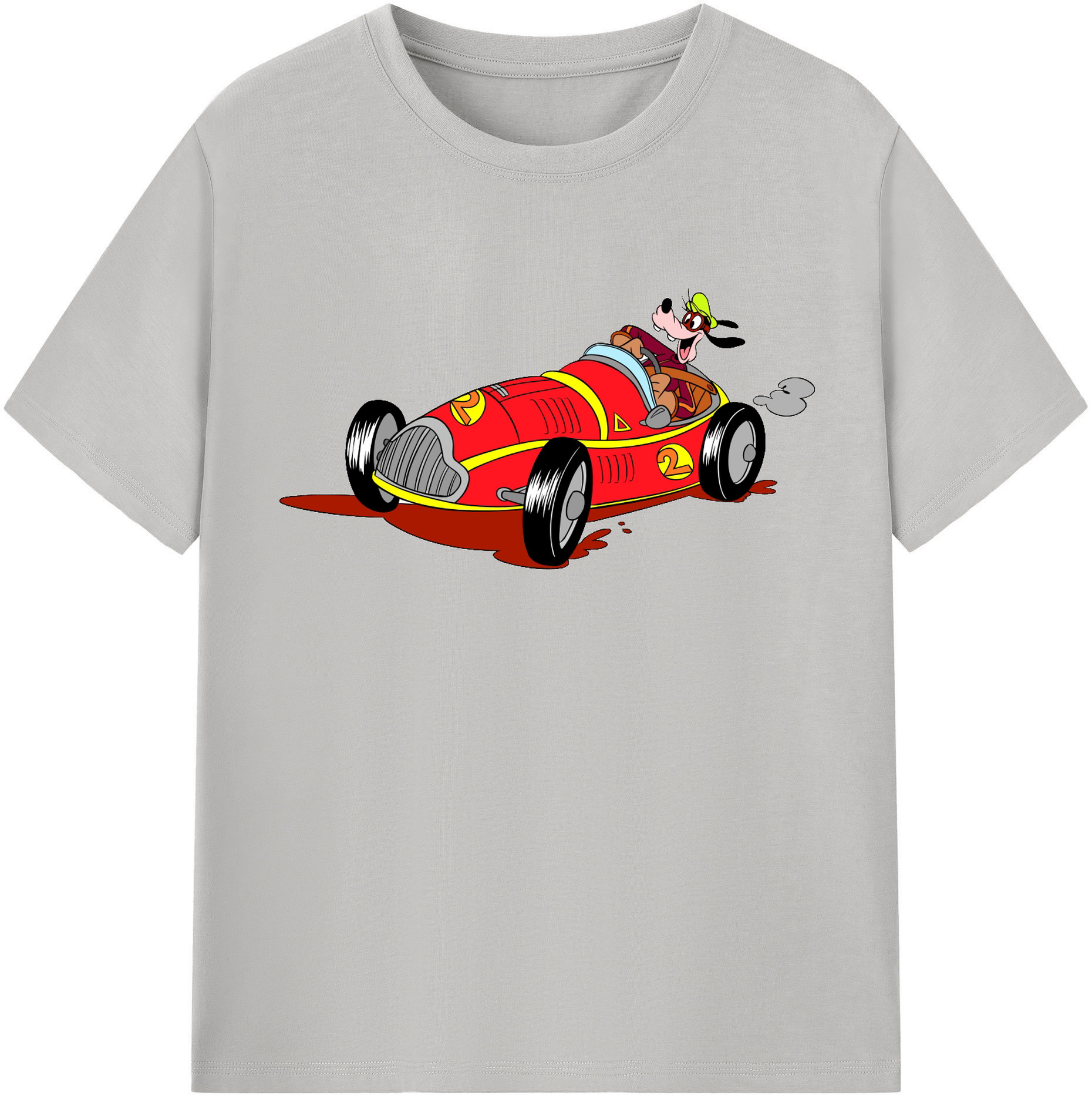 （画像用） ミッキーマウス Mickey Mouse レディースカジュアルプリントTシャツ（綿100％）