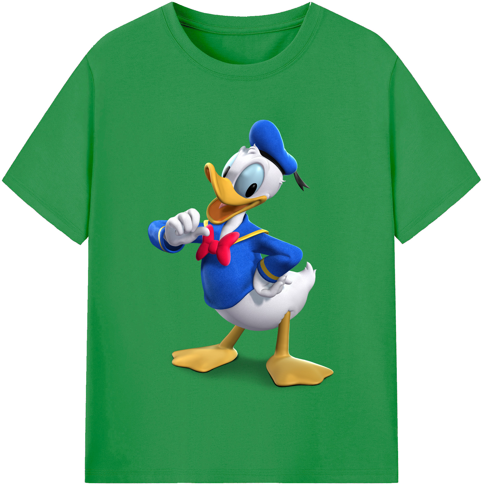 （画像用） ミッキーマウス Mickey Mouse レディースカジュアルプリントTシャツ（綿100％）