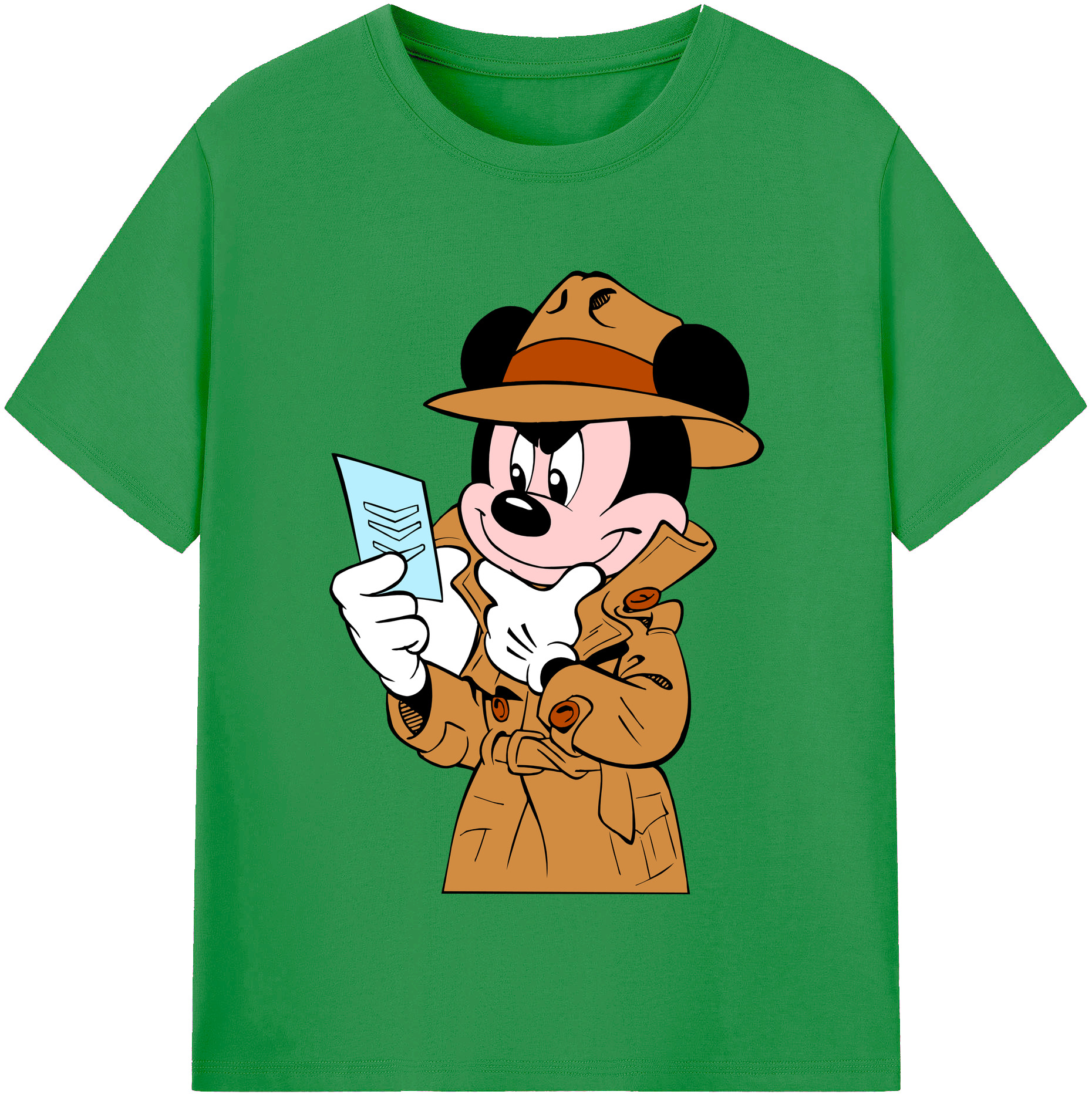 （画像用） ミッキーマウス Mickey Mouse レディースカジュアルプリントTシャツ（綿100％）