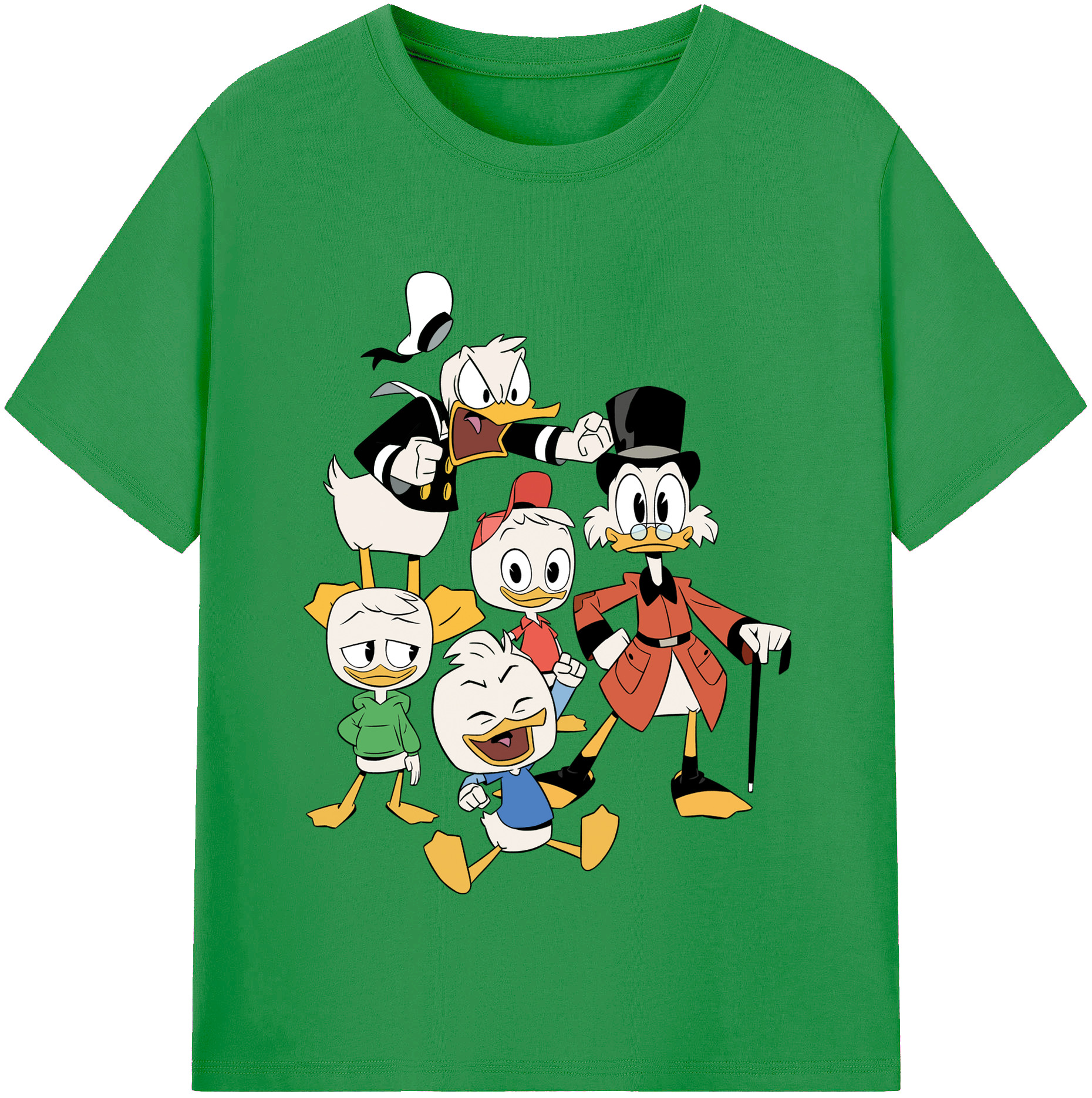 （画像用） ミッキーマウス Mickey Mouse レディースカジュアルプリントTシャツ（綿100％）