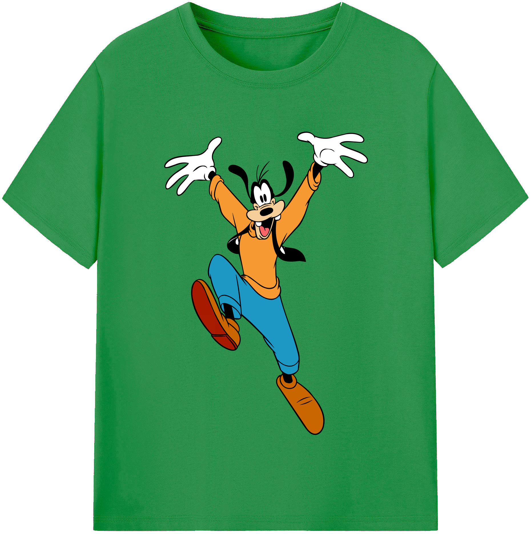 （画像用） ミッキーマウス Mickey Mouse レディースカジュアルプリントTシャツ（綿100％）