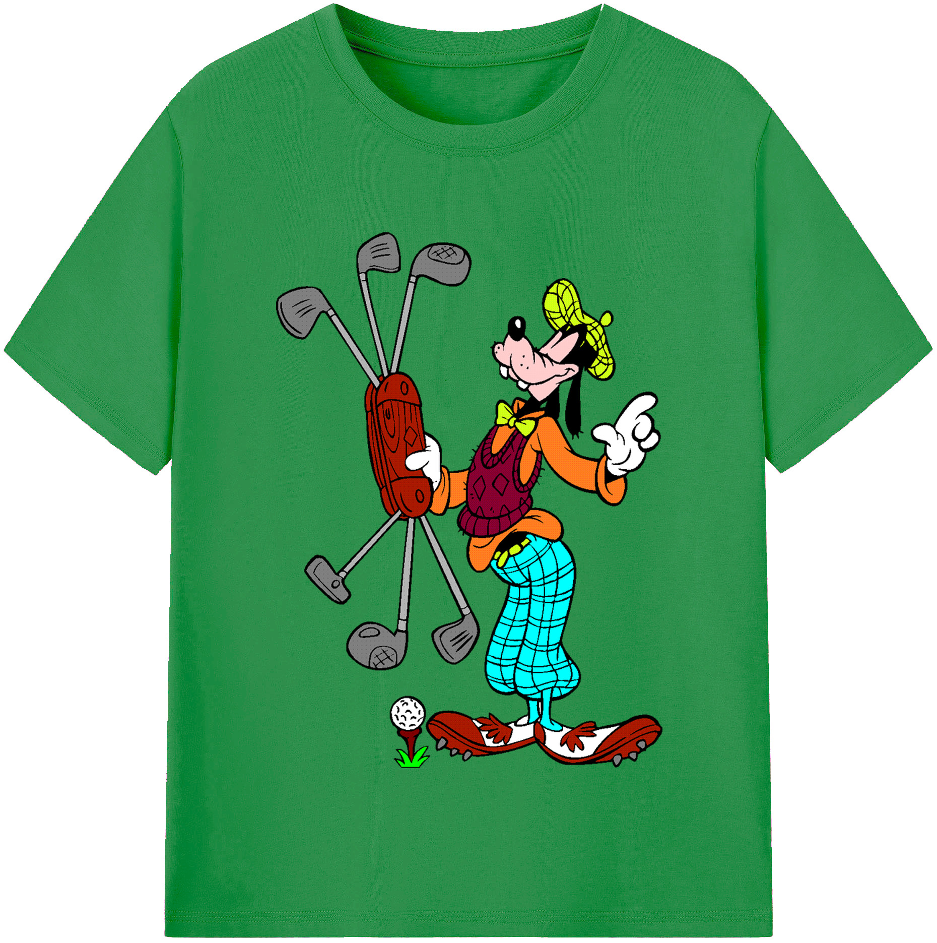 （画像用） ミッキーマウス Mickey Mouse レディースカジュアルプリントTシャツ（綿100％）