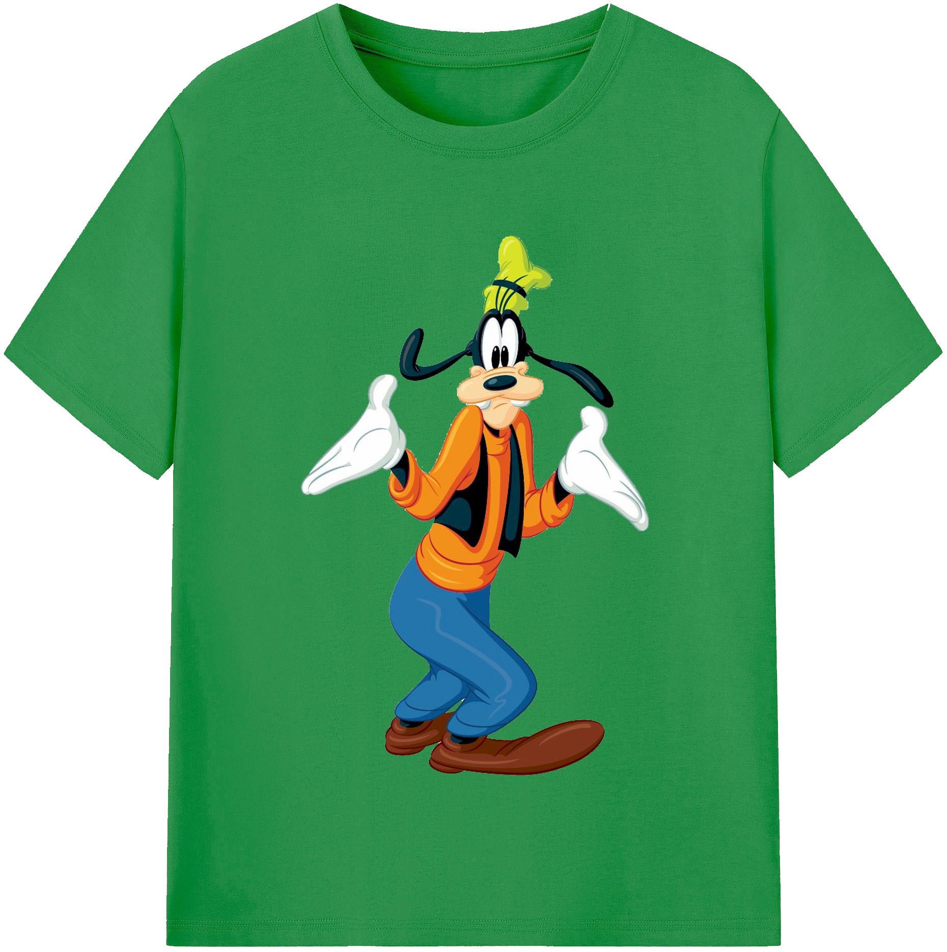（画像用） ミッキーマウス Mickey Mouse レディースカジュアルプリントTシャツ（綿100％）