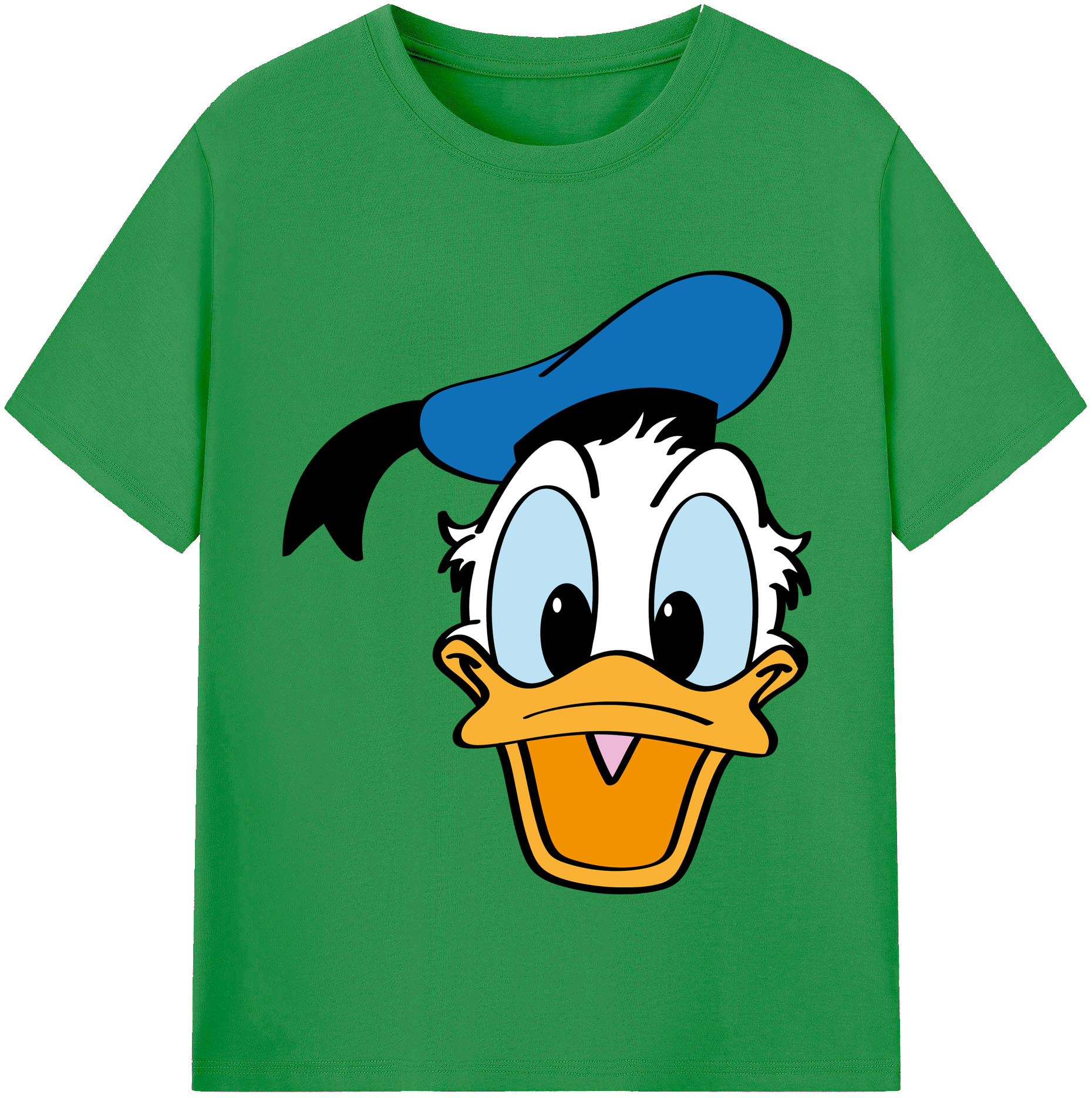（画像用） ミッキーマウス Mickey Mouse レディースカジュアルプリントTシャツ（綿100％）