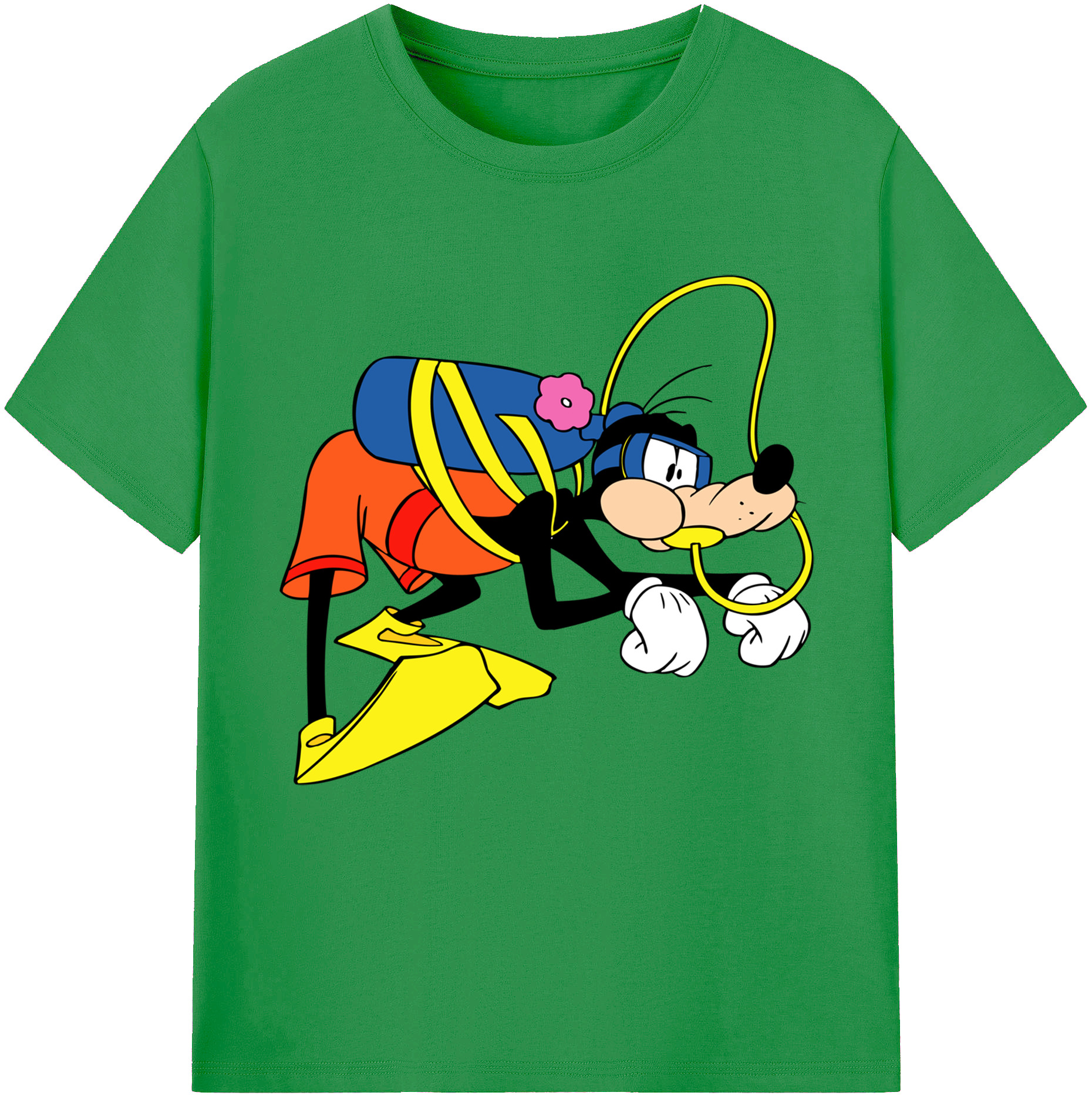 （画像用） ミッキーマウス Mickey Mouse レディースカジュアルプリントTシャツ（綿100％）