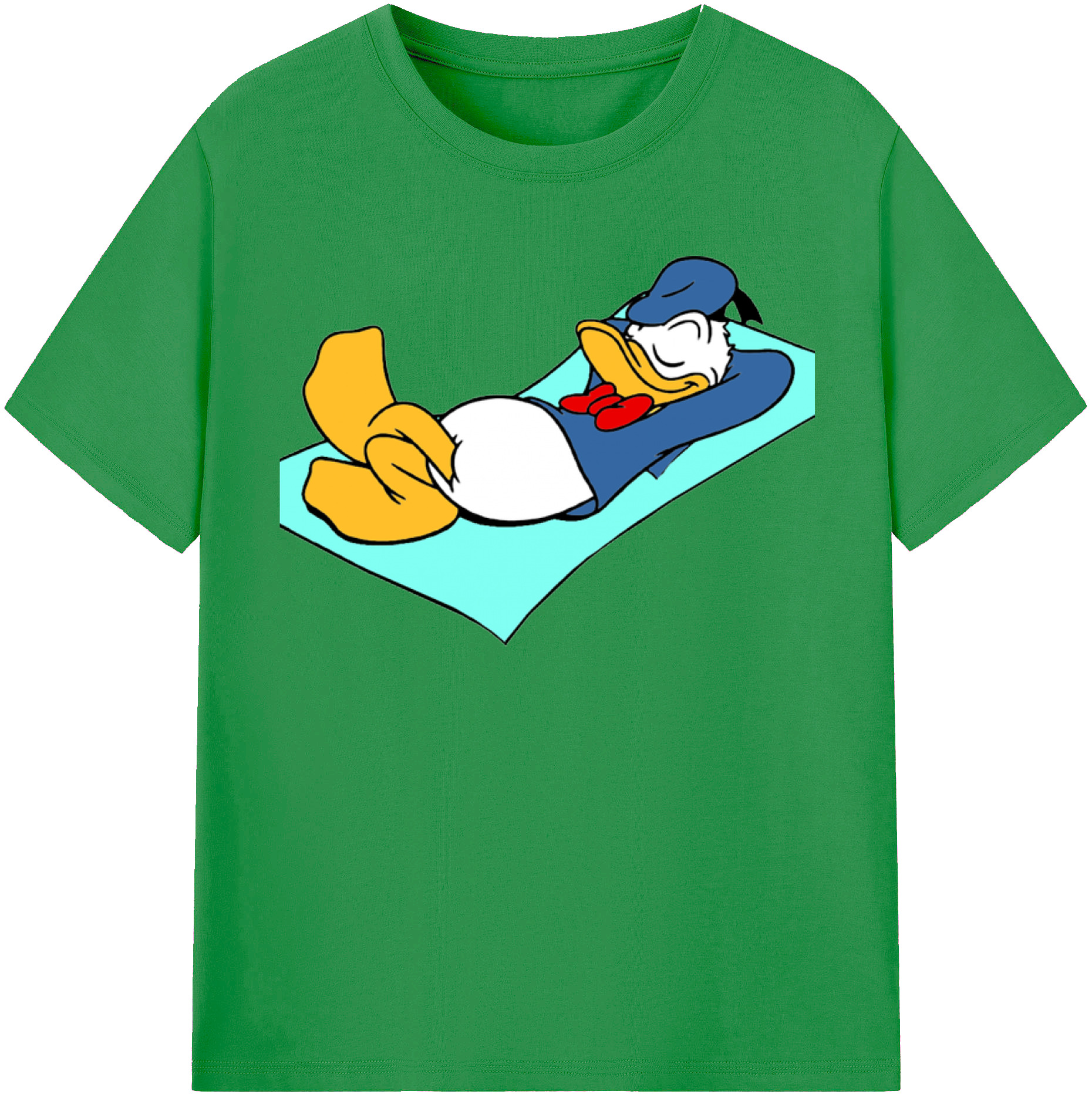 （画像用） ミッキーマウス Mickey Mouse レディースカジュアルプリントTシャツ（綿100％）