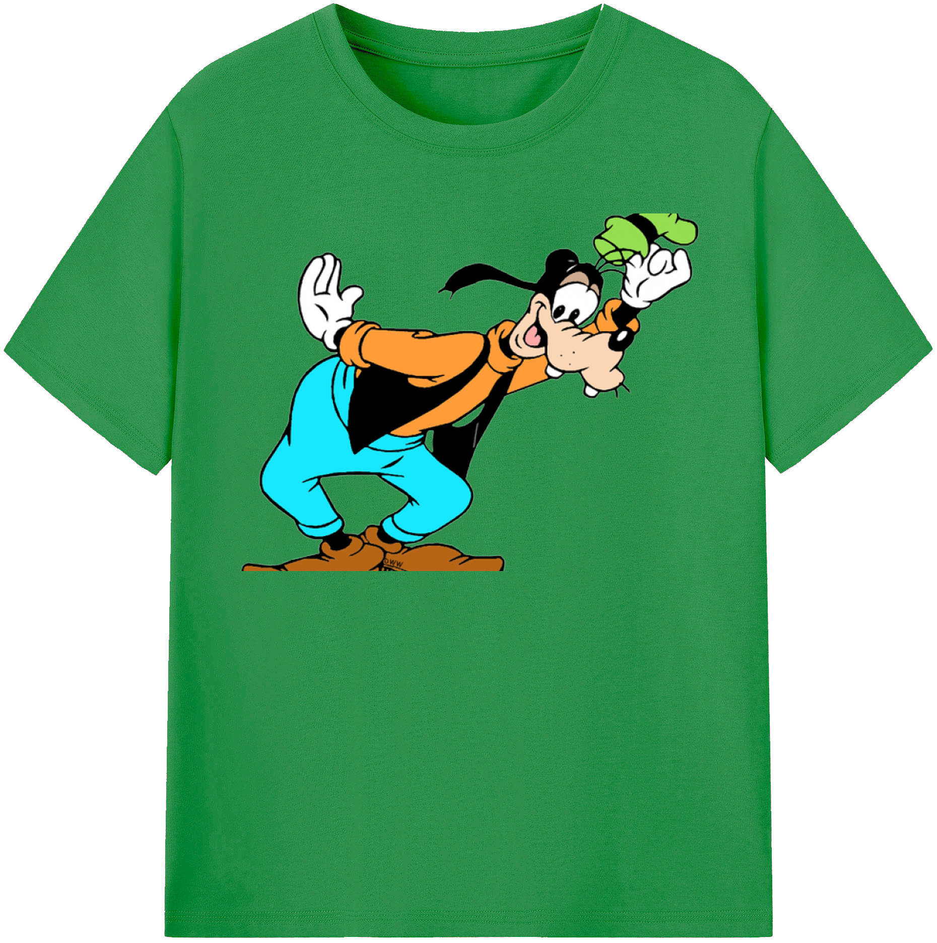 （画像用） ミッキーマウス Mickey Mouse レディースカジュアルプリントTシャツ（綿100％）