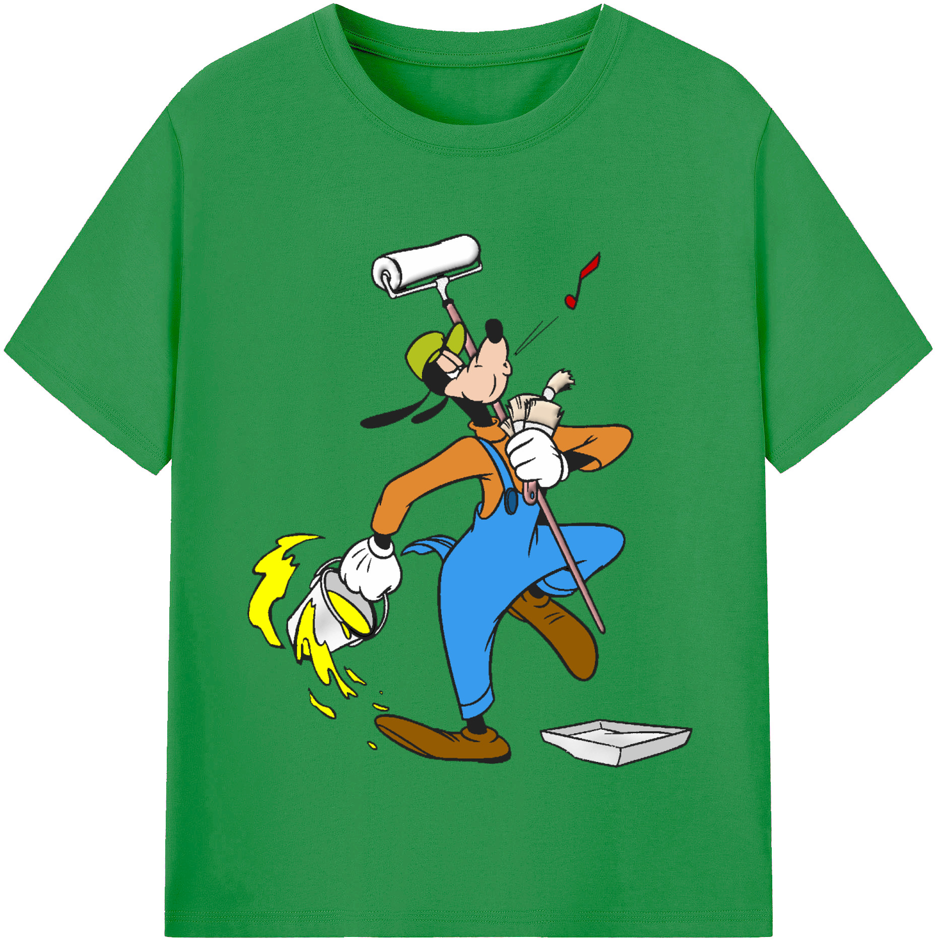 （画像用） ミッキーマウス Mickey Mouse レディースカジュアルプリントTシャツ（綿100％）