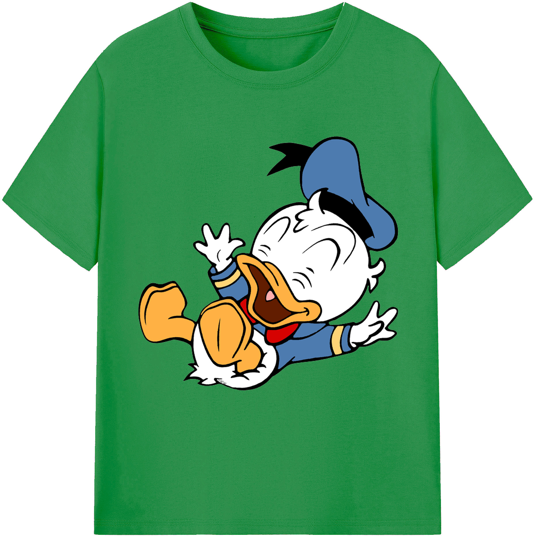 （画像用） ミッキーマウス Mickey Mouse レディースカジュアルプリントTシャツ（綿100％）
