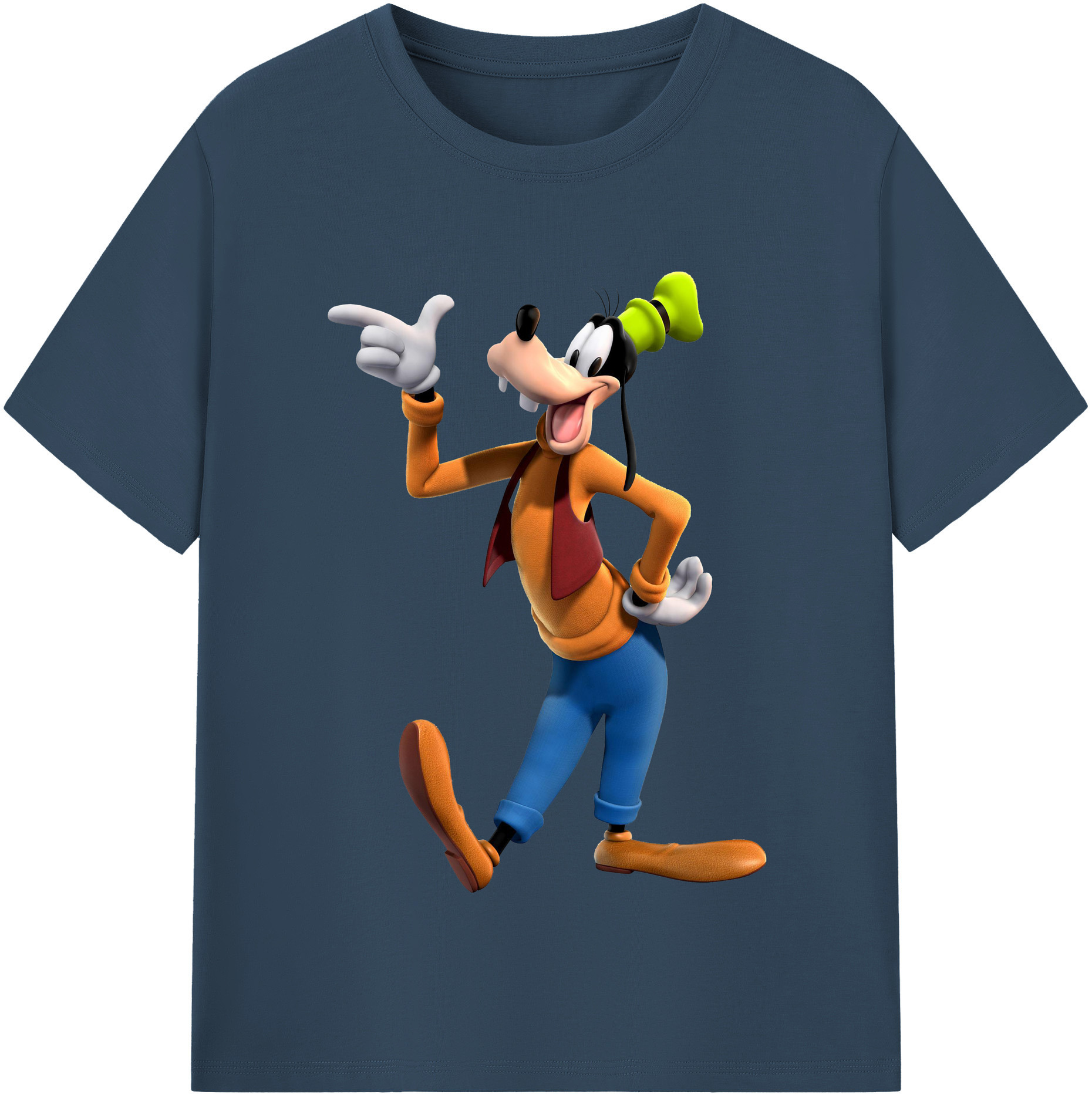 （画像用） ミッキーマウス Mickey Mouse レディースカジュアルプリントTシャツ（綿100％）