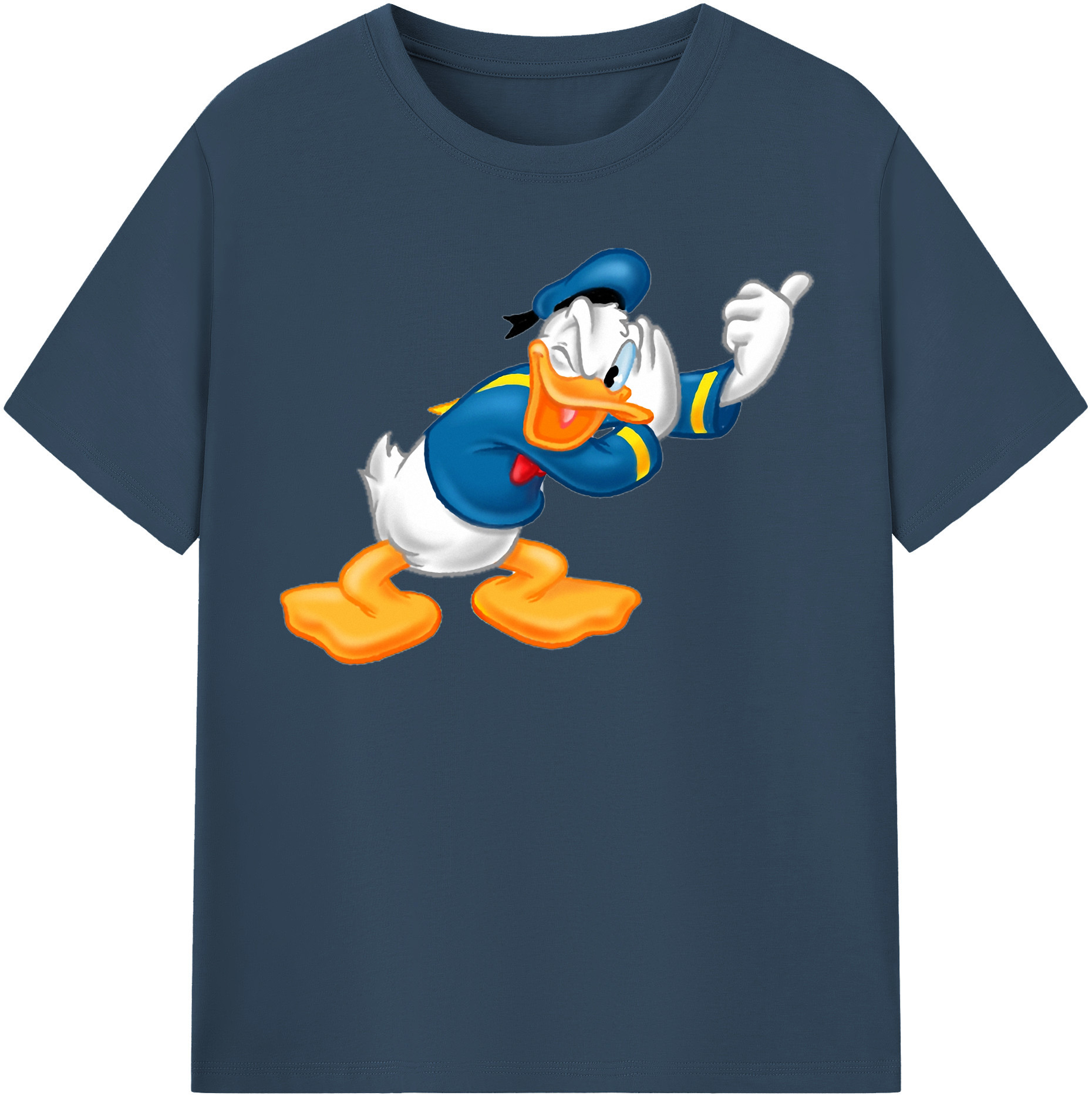 （画像用） ミッキーマウス Mickey Mouse レディースカジュアルプリントTシャツ（綿100％）