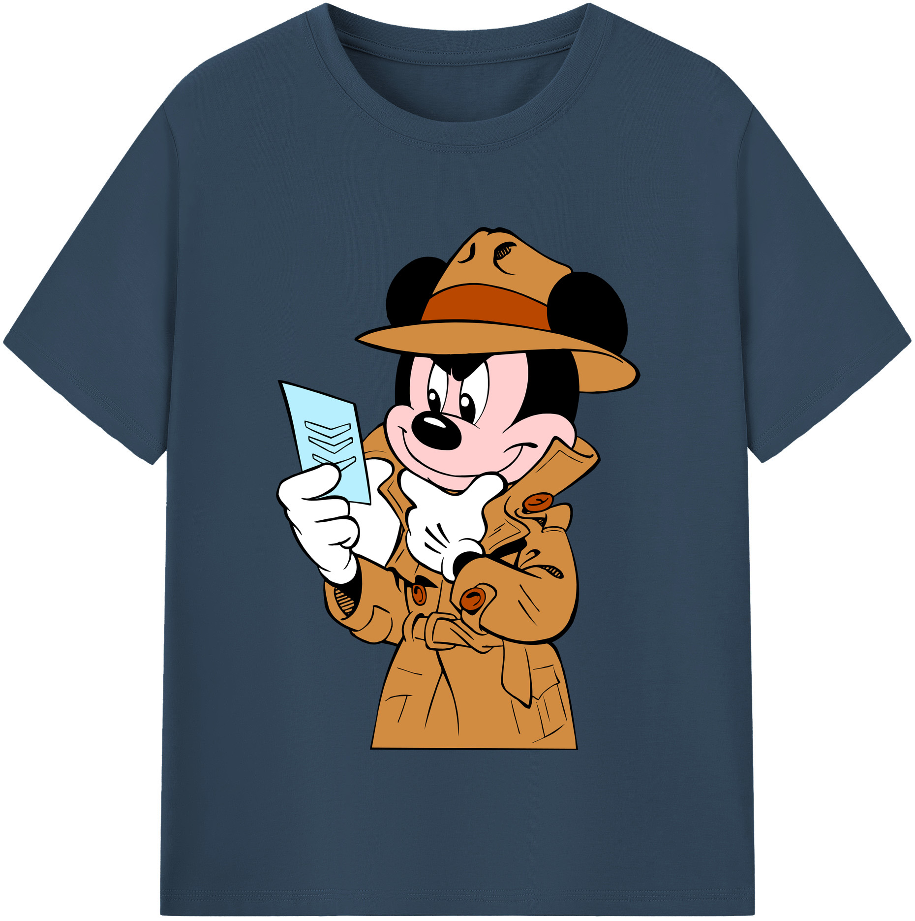 （画像用） ミッキーマウス Mickey Mouse レディースカジュアルプリントTシャツ（綿100％）