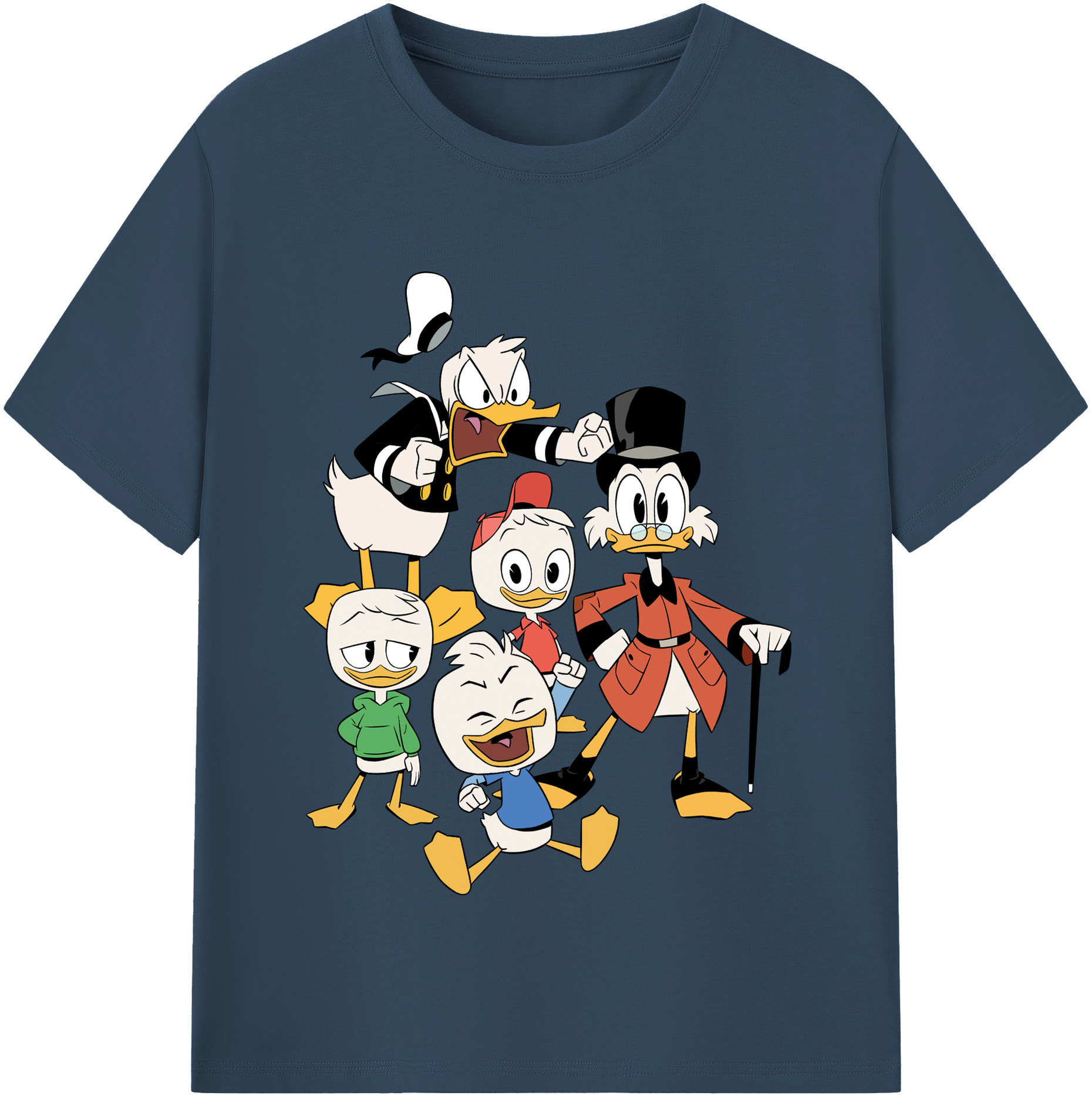 （画像用） ミッキーマウス Mickey Mouse レディースカジュアルプリントTシャツ（綿100％）
