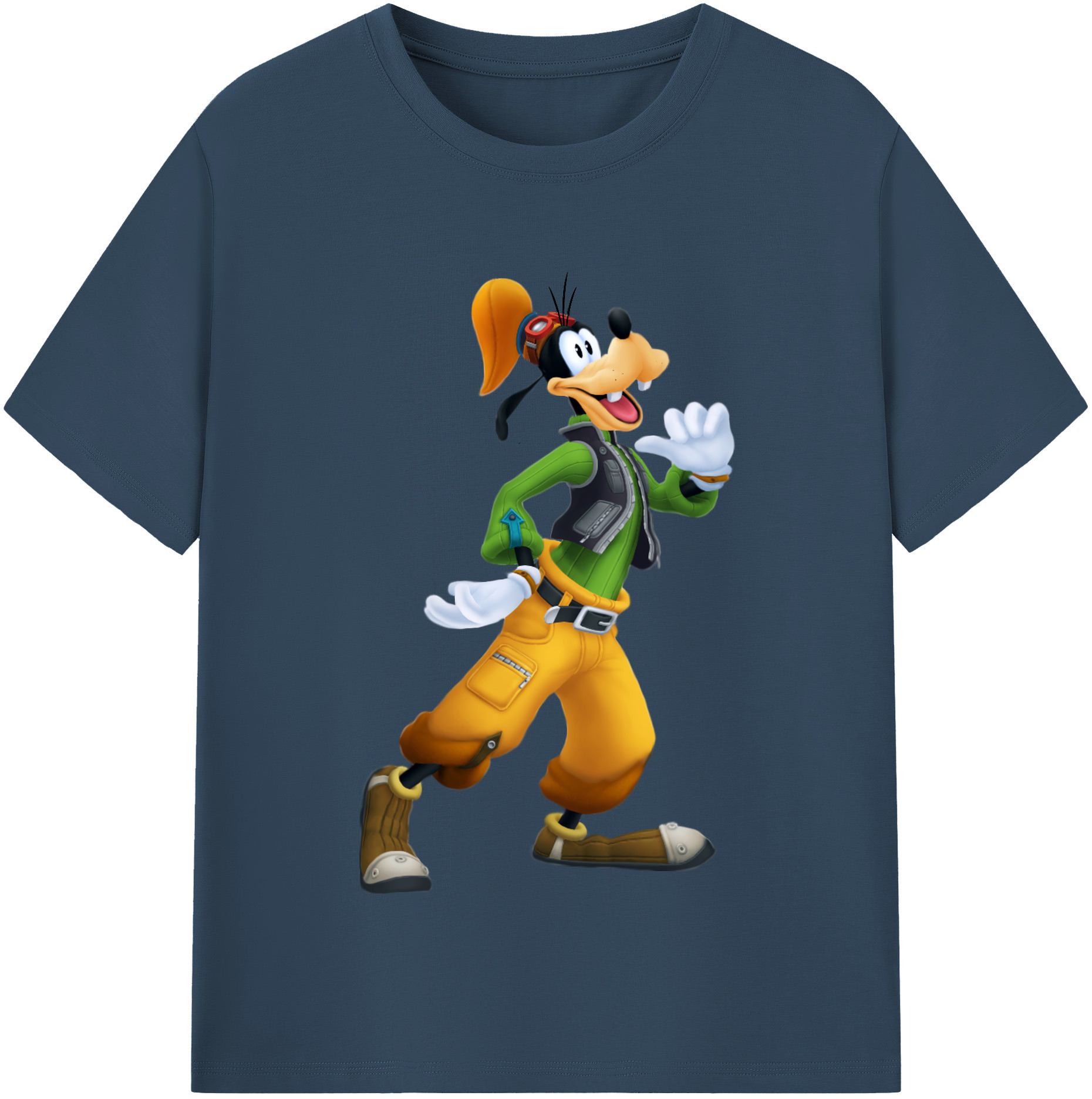 （画像用） ミッキーマウス Mickey Mouse レディースカジュアルプリントTシャツ（綿100％）