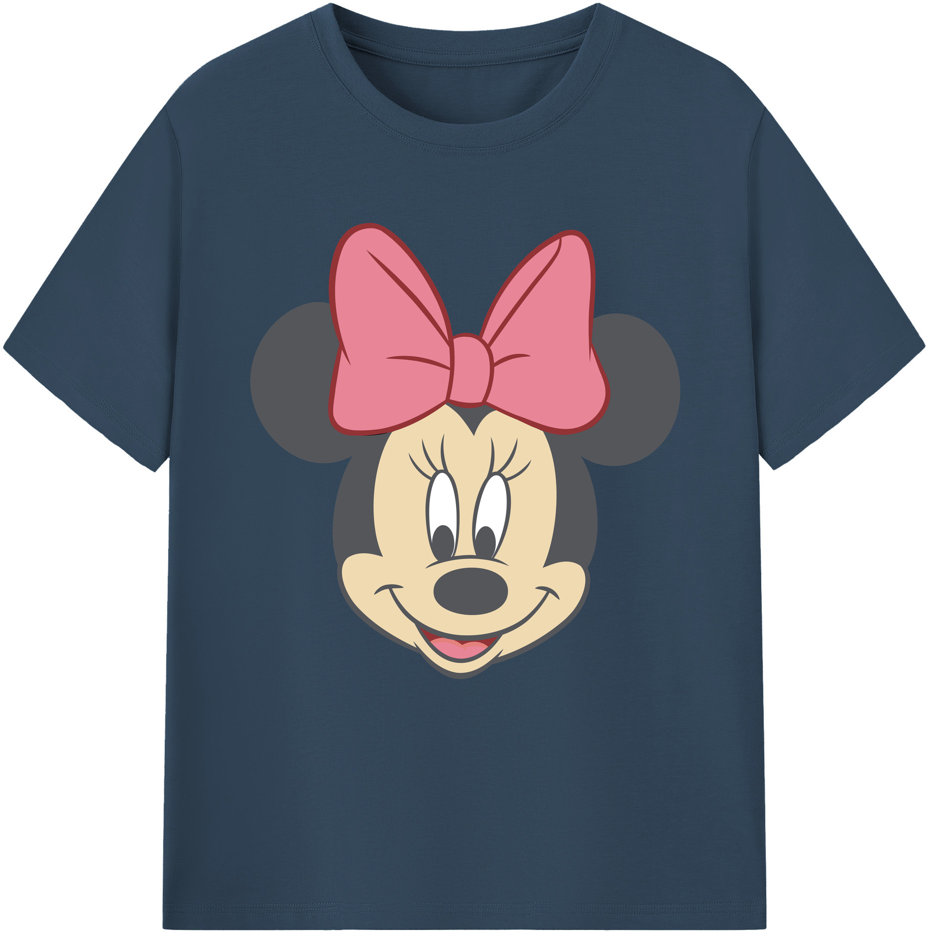 （画像用） ミッキーマウス Mickey Mouse レディースカジュアルプリントTシャツ（綿100％）