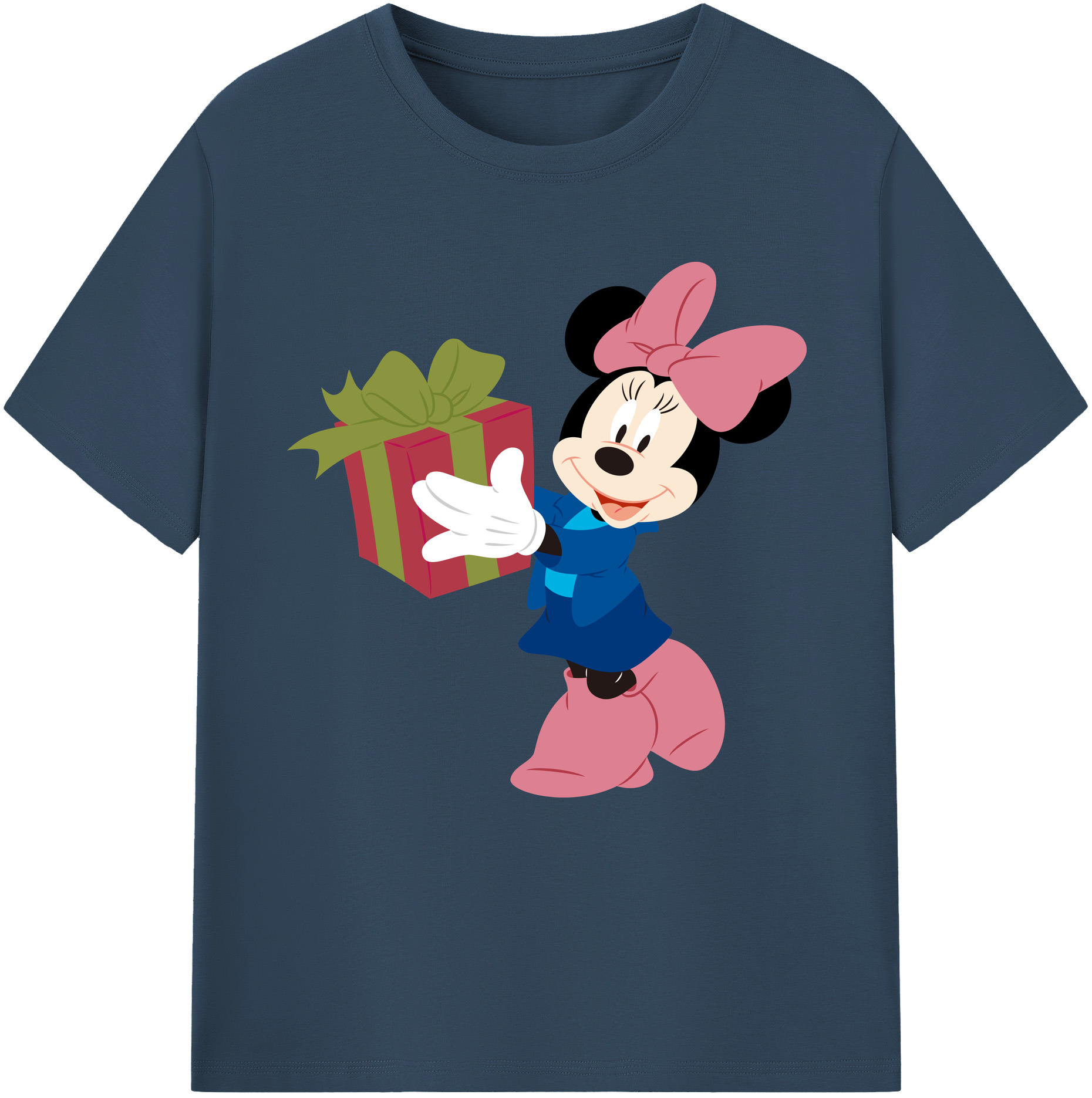 （画像用） ミッキーマウス Mickey Mouse レディースカジュアルプリントTシャツ（綿100％）