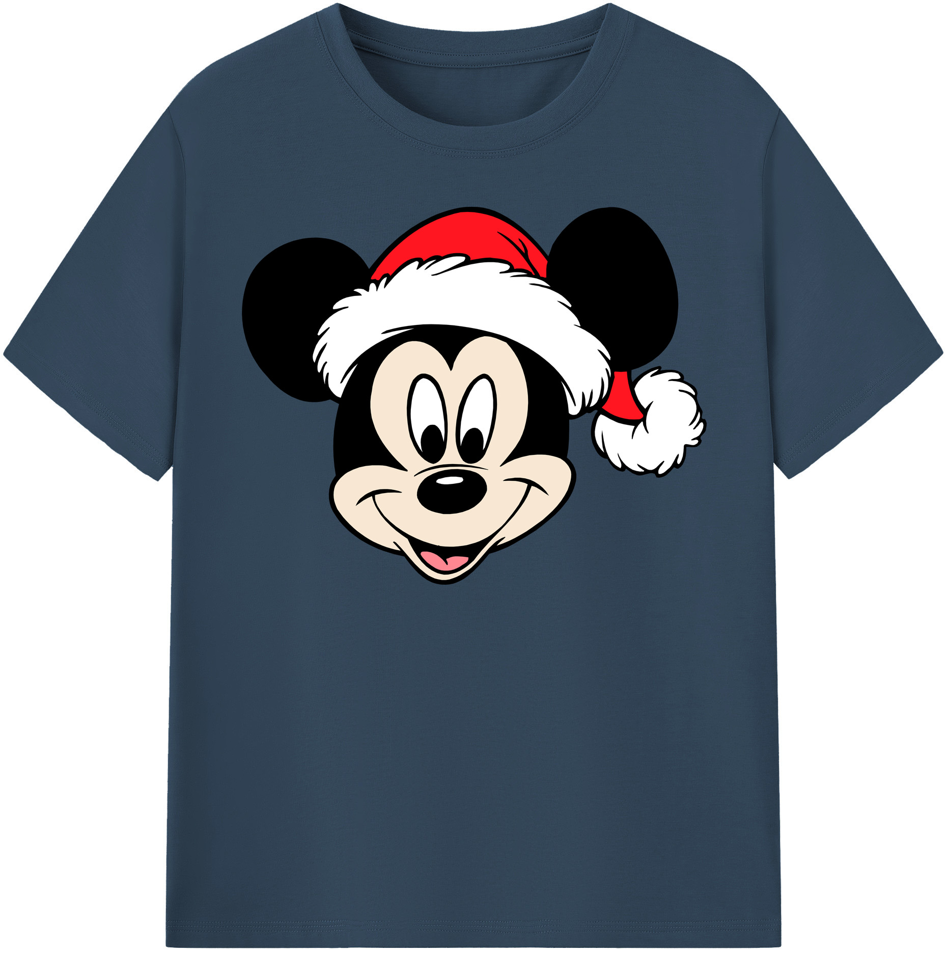 （画像用） ミッキーマウス Mickey Mouse レディースカジュアルプリントTシャツ（綿100％）