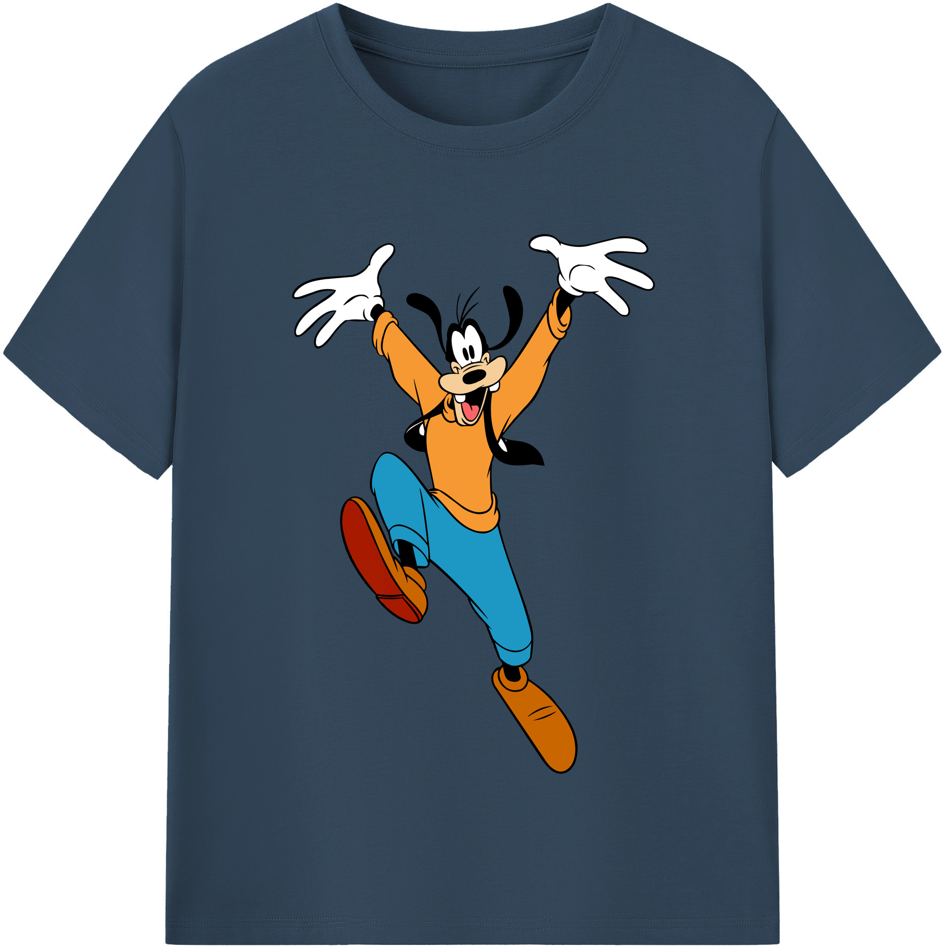 （画像用） ミッキーマウス Mickey Mouse レディースカジュアルプリントTシャツ（綿100％）