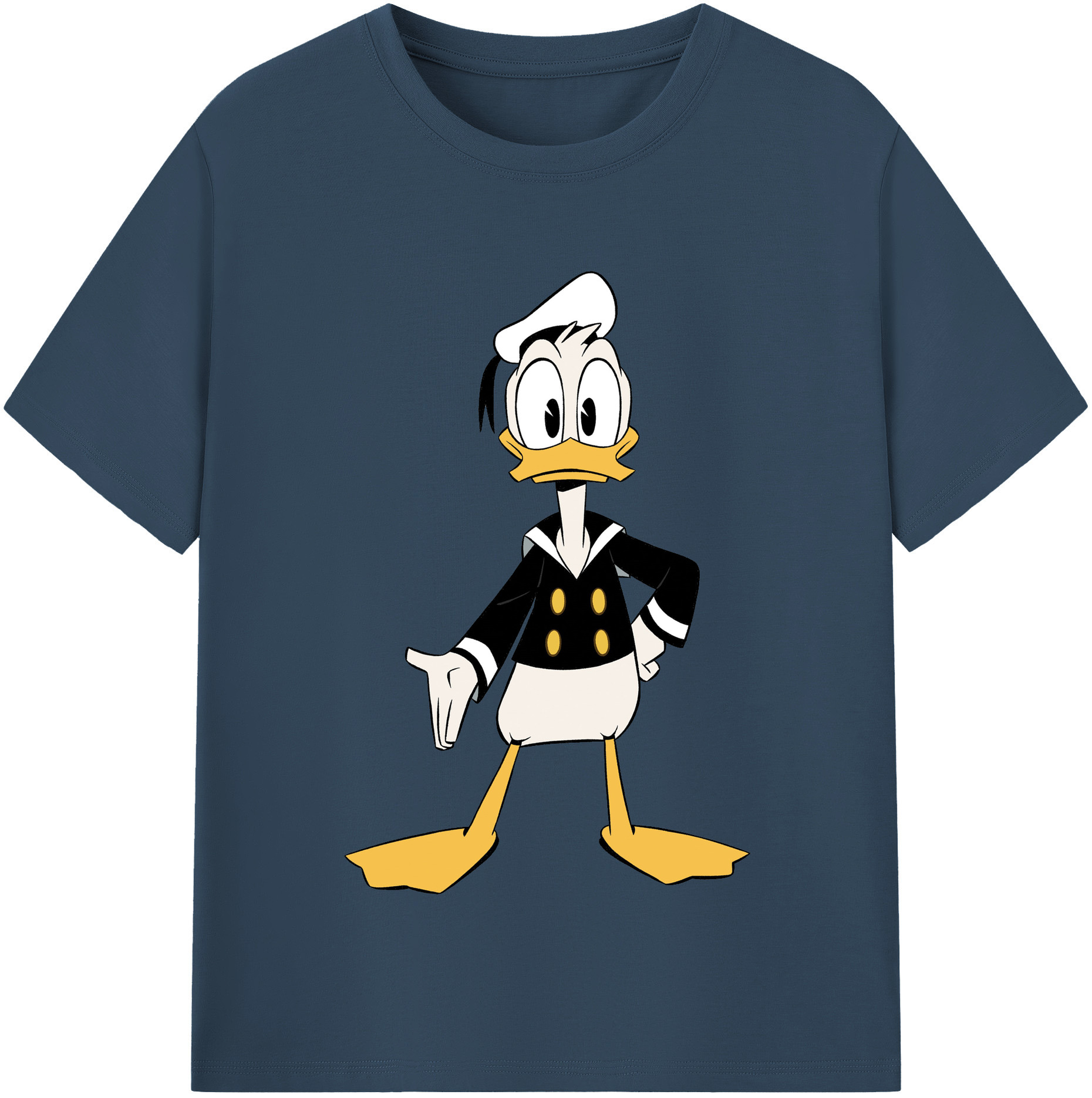 （画像用） ミッキーマウス Mickey Mouse レディースカジュアルプリントTシャツ（綿100％）