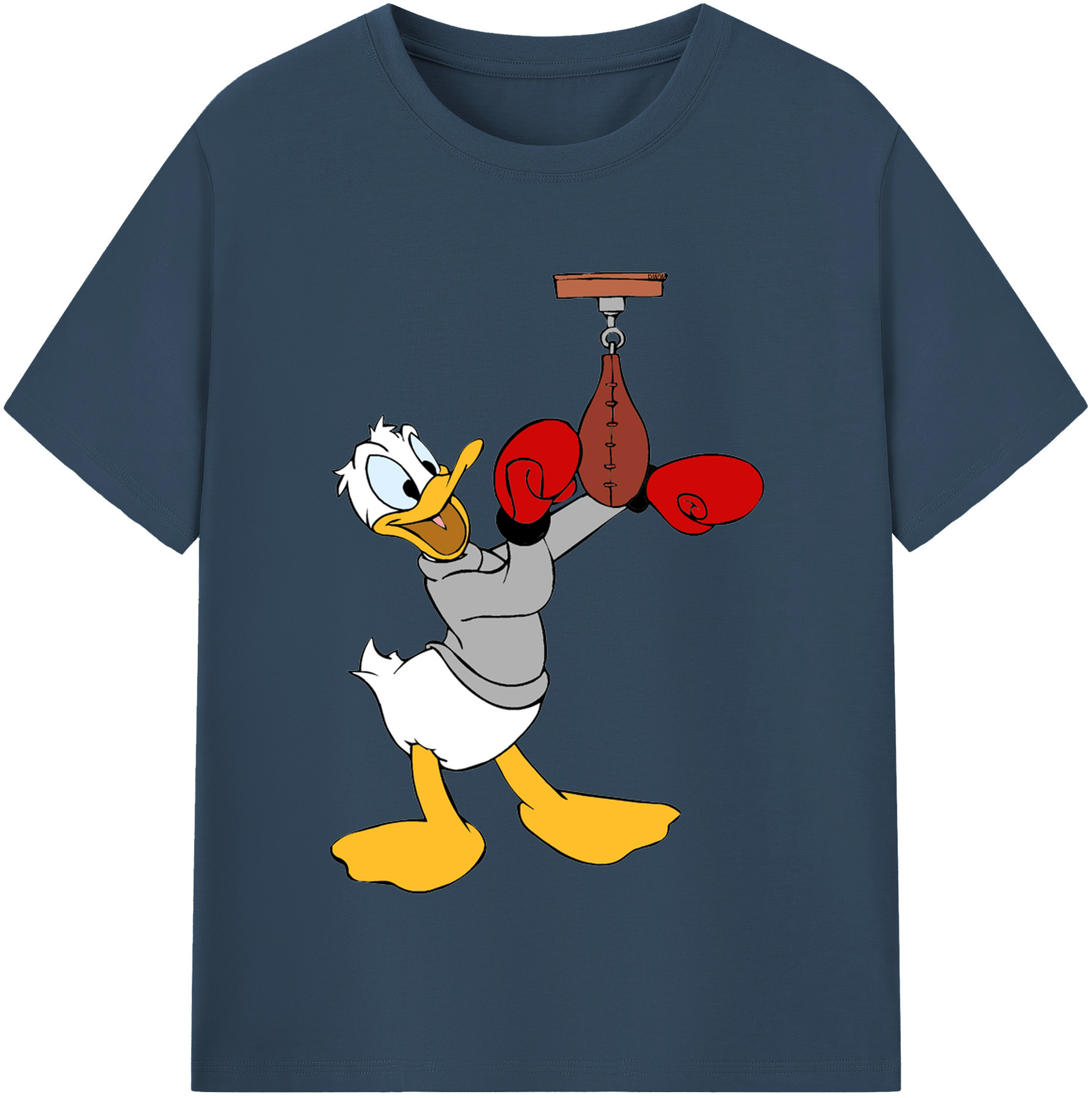 （画像用） ミッキーマウス Mickey Mouse レディースカジュアルプリントTシャツ（綿100％）