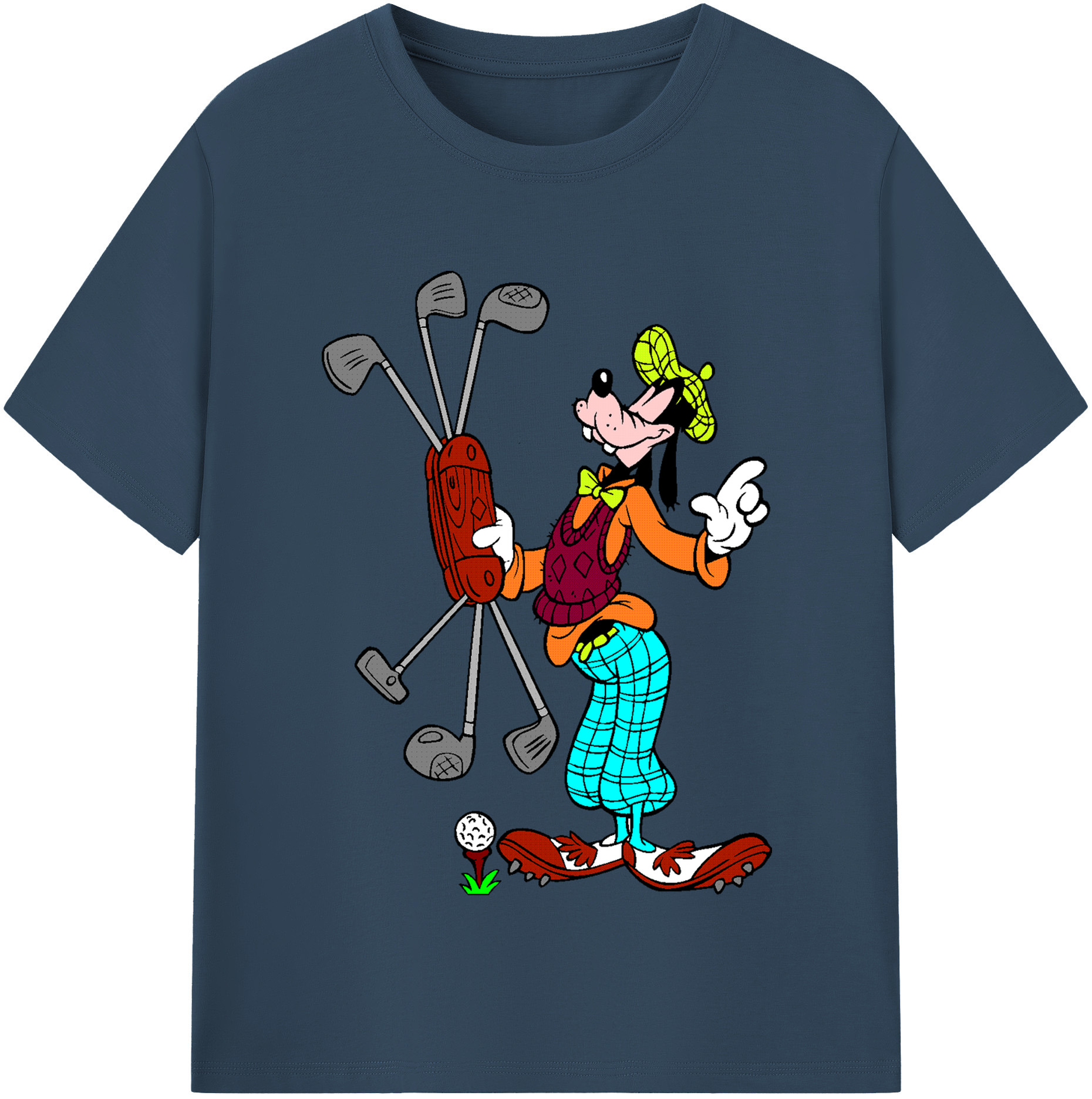（画像用） ミッキーマウス Mickey Mouse レディースカジュアルプリントTシャツ（綿100％）