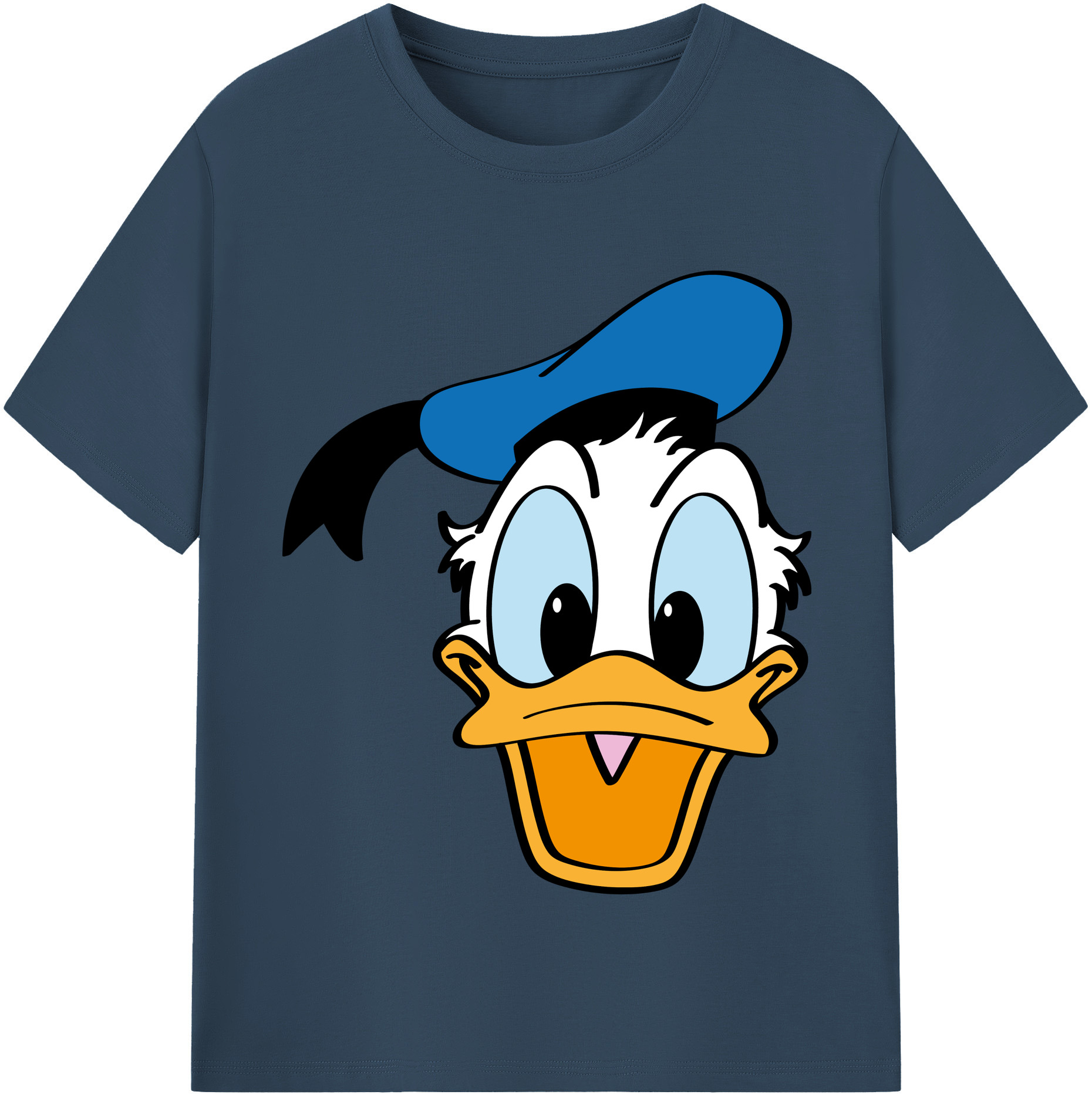 （画像用） ミッキーマウス Mickey Mouse レディースカジュアルプリントTシャツ（綿100％）