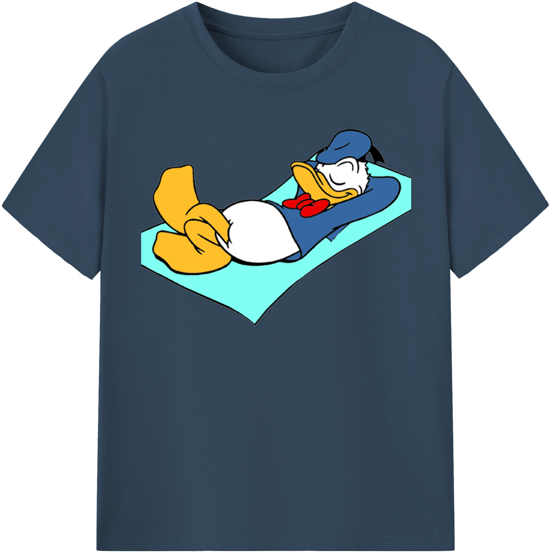 （画像用） ミッキーマウス Mickey Mouse レディースカジュアルプリントTシャツ（綿100％）