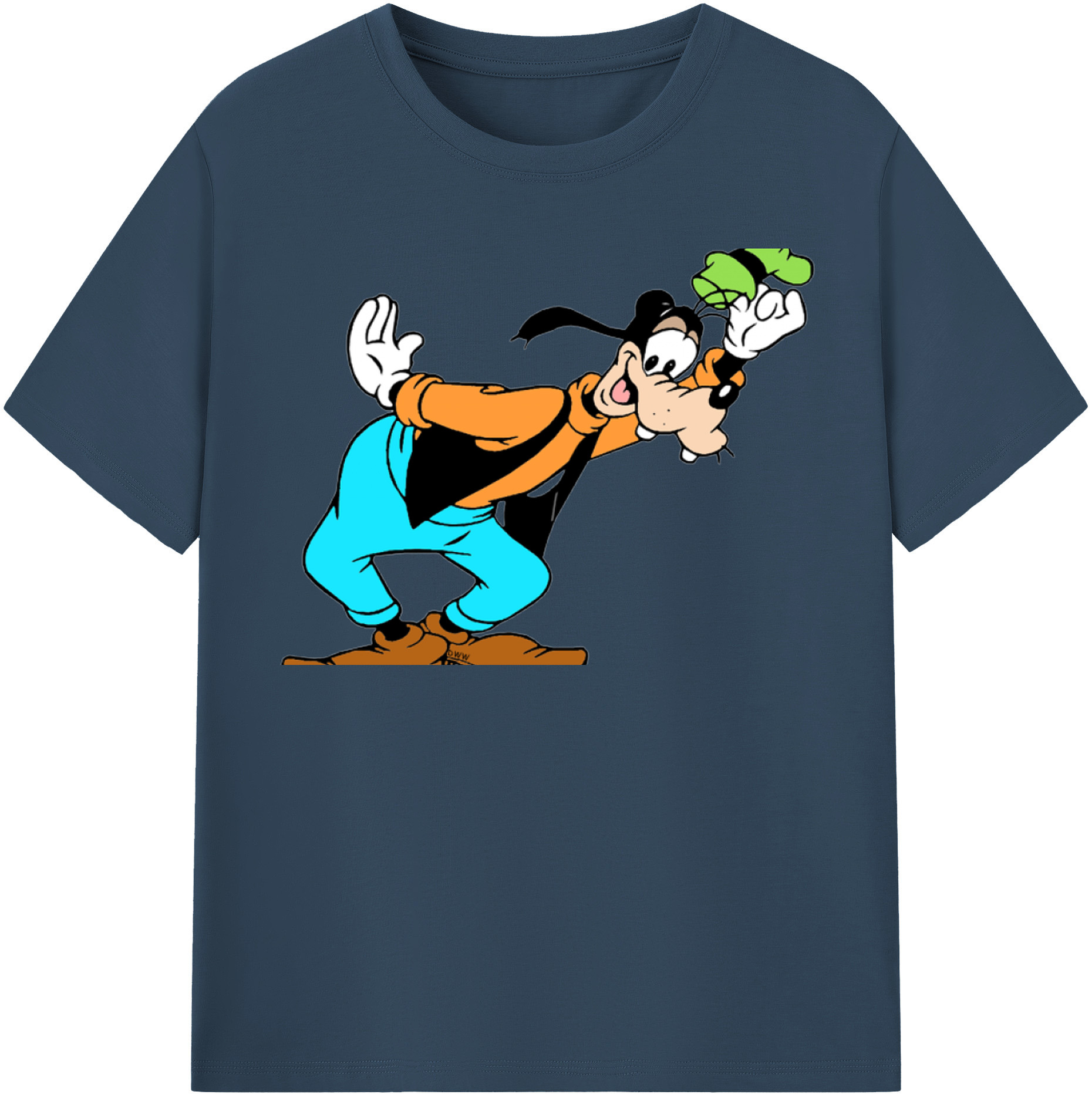 （画像用） ミッキーマウス Mickey Mouse レディースカジュアルプリントTシャツ（綿100％）