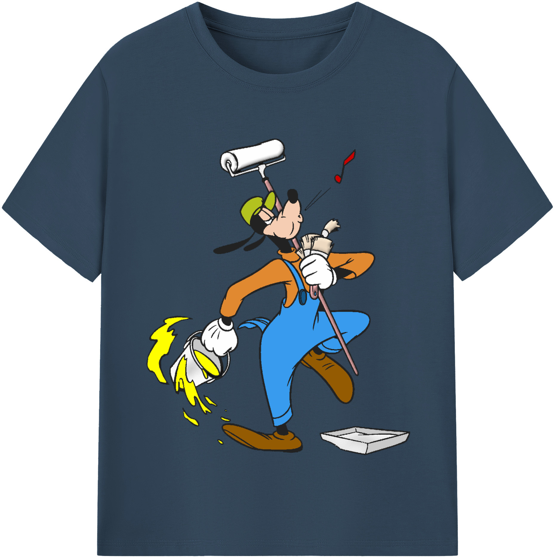（画像用） ミッキーマウス Mickey Mouse レディースカジュアルプリントTシャツ（綿100％）