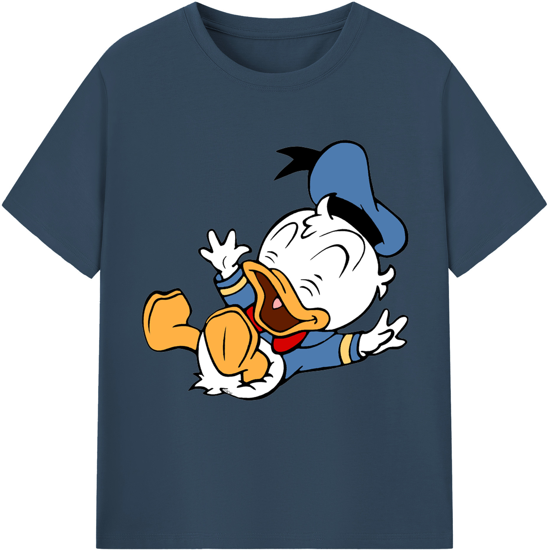 （画像用） ミッキーマウス Mickey Mouse レディースカジュアルプリントTシャツ（綿100％）