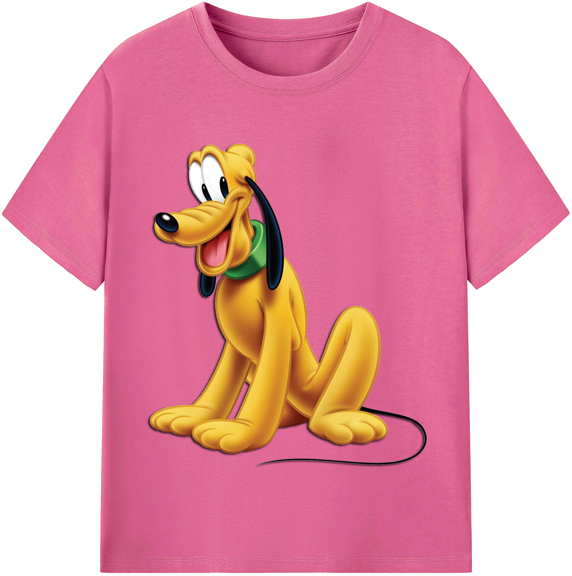 （画像用） ミッキーマウス Mickey Mouse レディースカジュアルプリントTシャツ（綿100％）