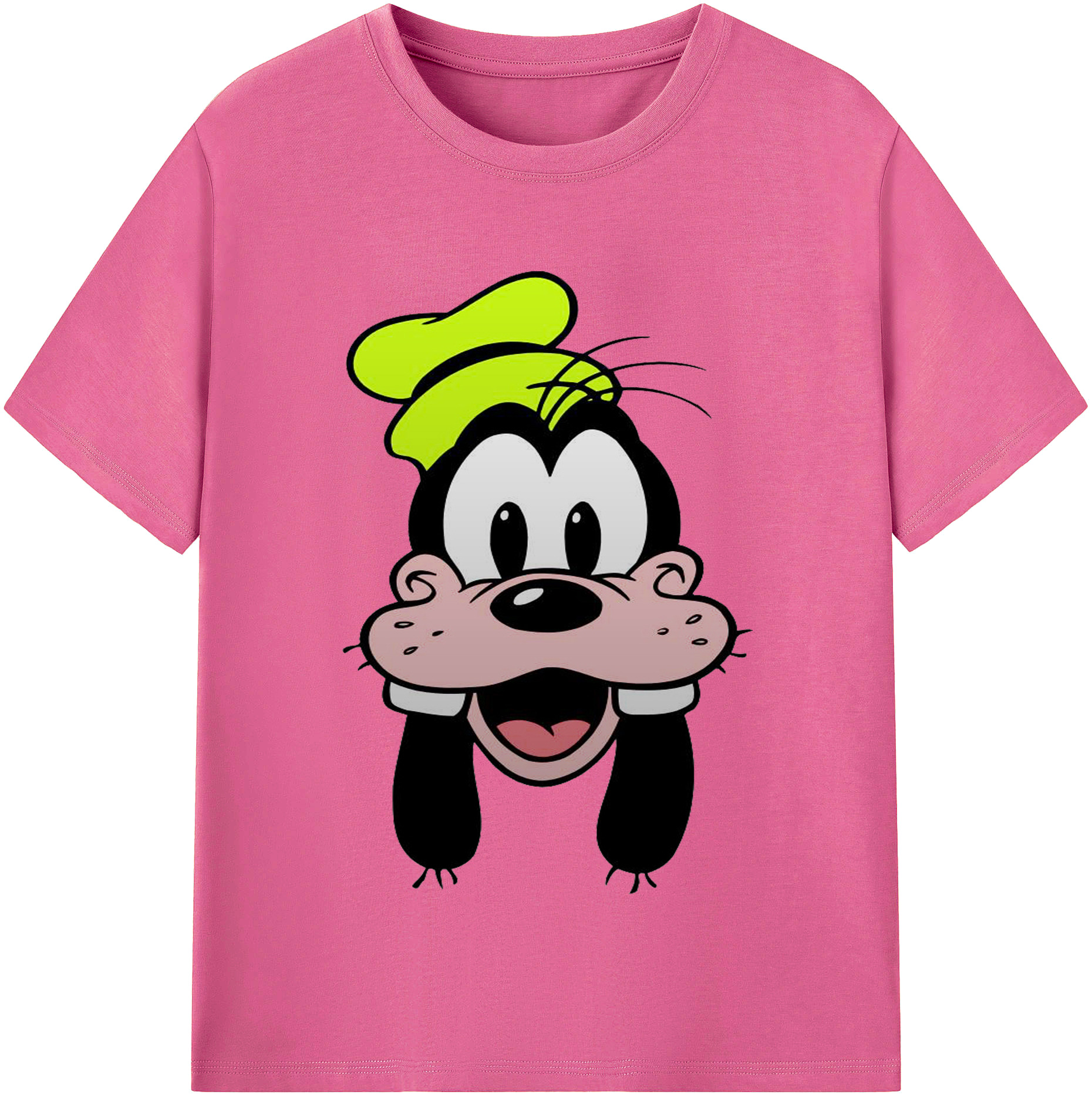 （画像用） ミッキーマウス Mickey Mouse レディースカジュアルプリントTシャツ（綿100％）