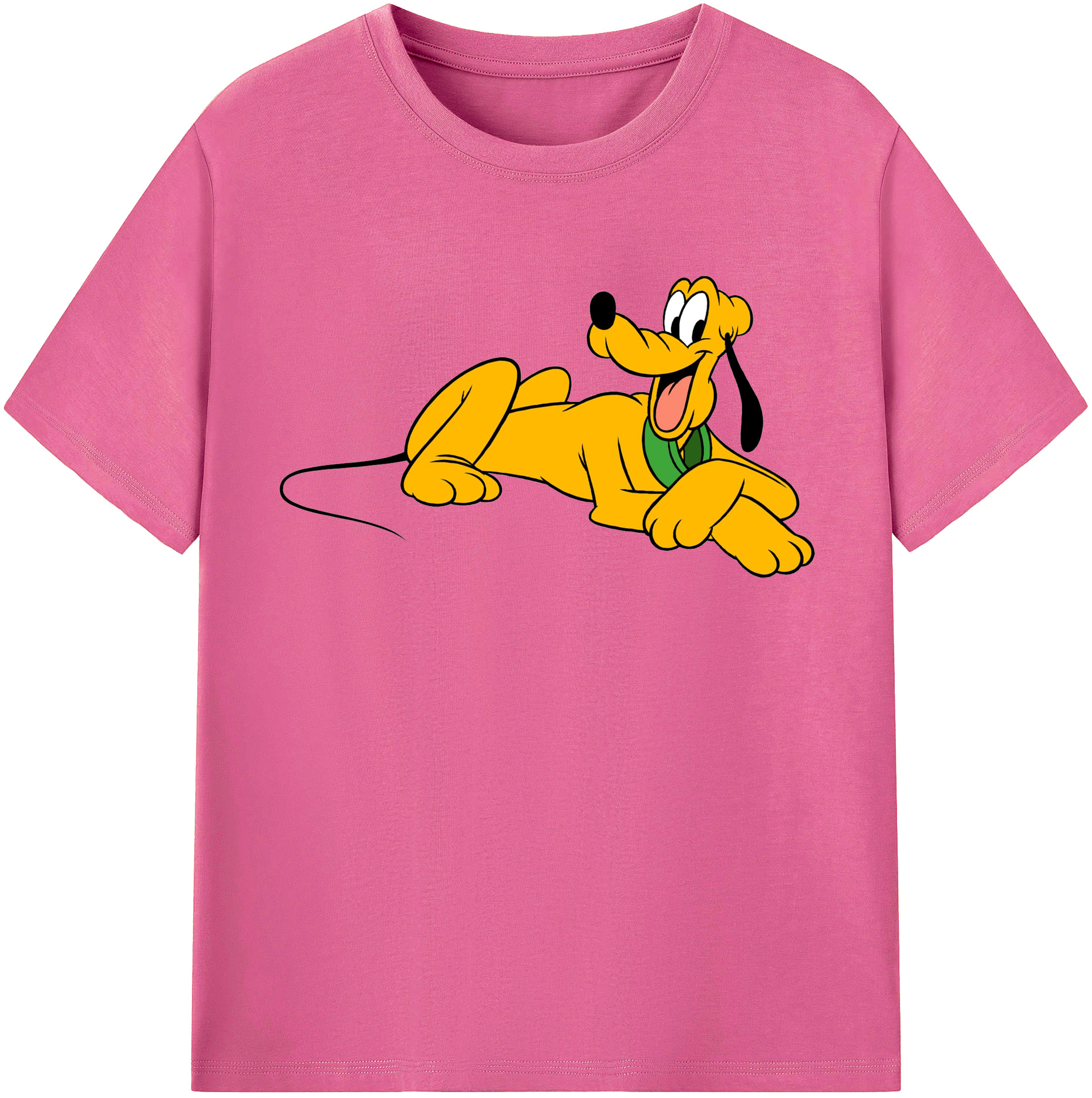 （画像用） ミッキーマウス Mickey Mouse レディースカジュアルプリントTシャツ（綿100％）