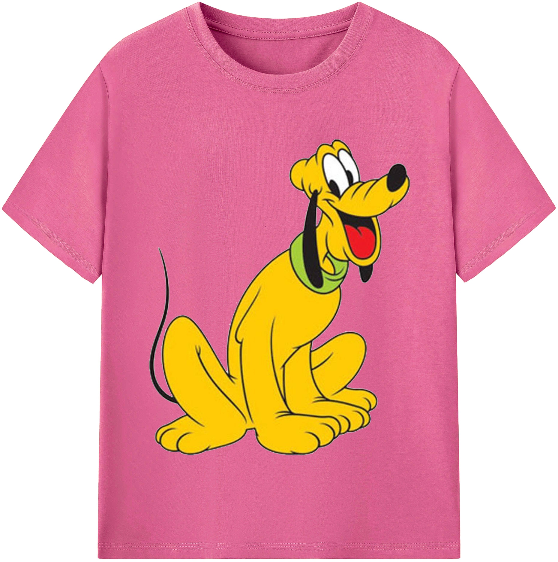 （画像用） ミッキーマウス Mickey Mouse レディースカジュアルプリントTシャツ（綿100％）