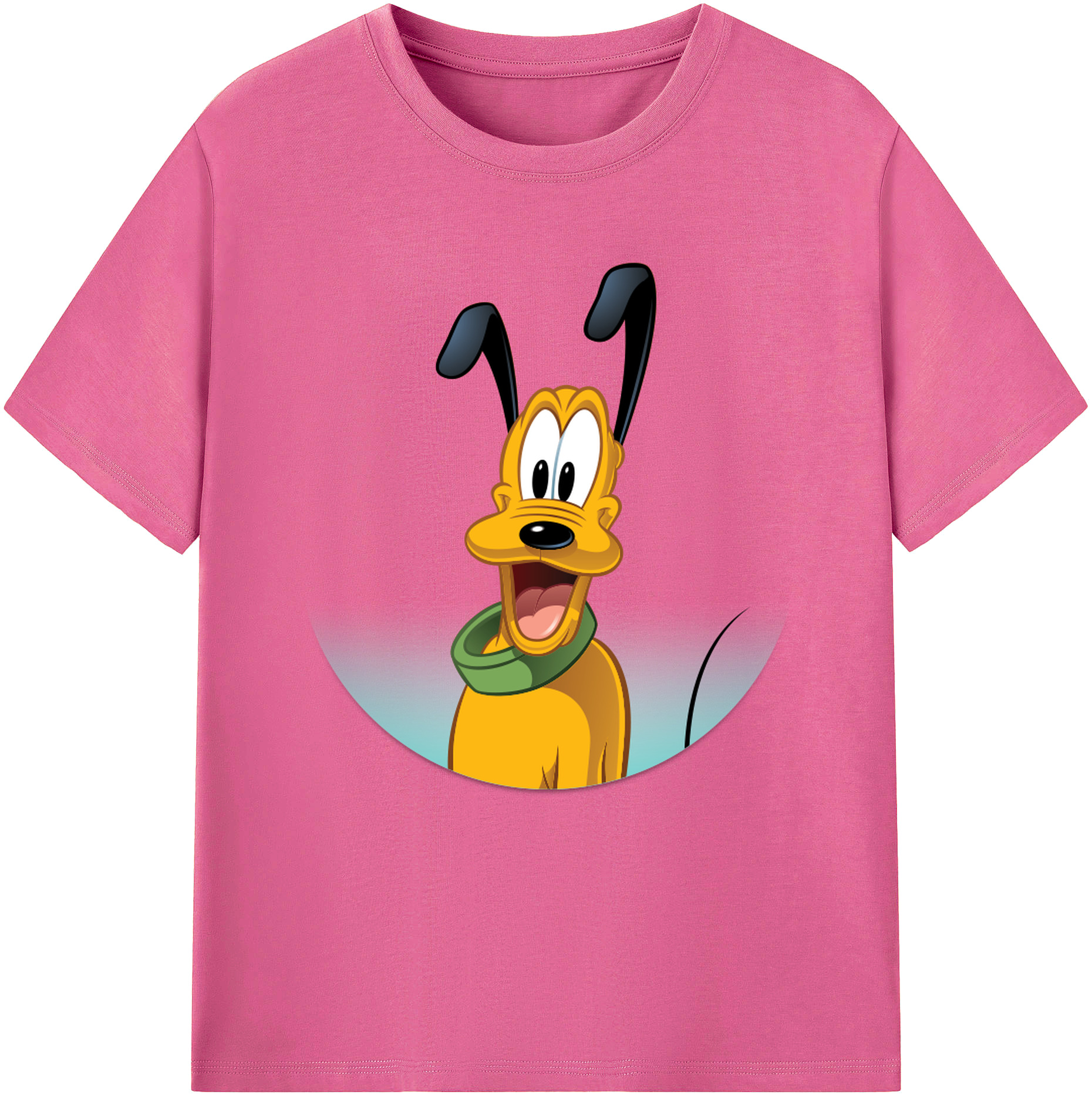 （画像用） ミッキーマウス Mickey Mouse レディースカジュアルプリントTシャツ（綿100％）