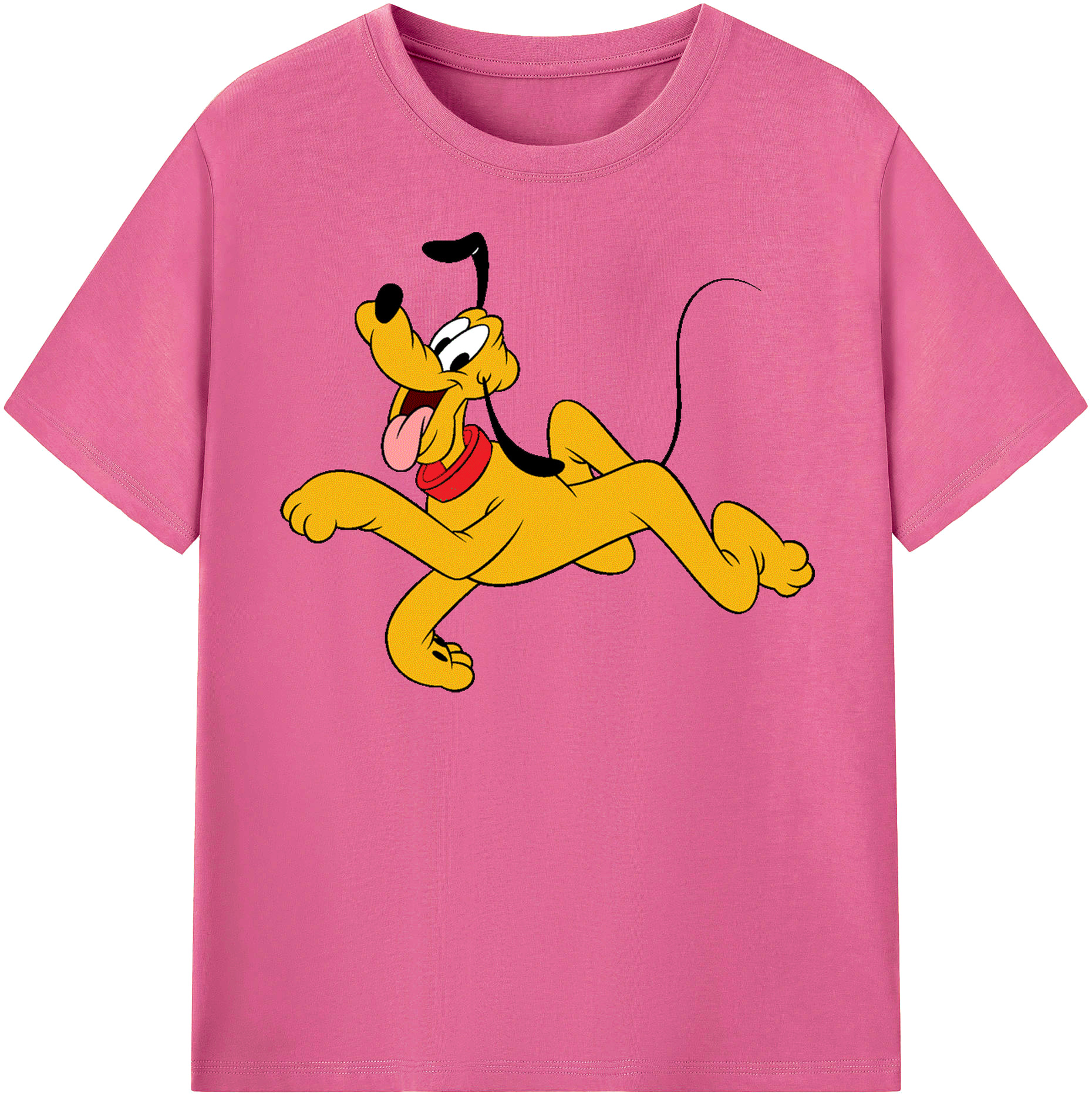 （画像用） ミッキーマウス Mickey Mouse レディースカジュアルプリントTシャツ（綿100％）