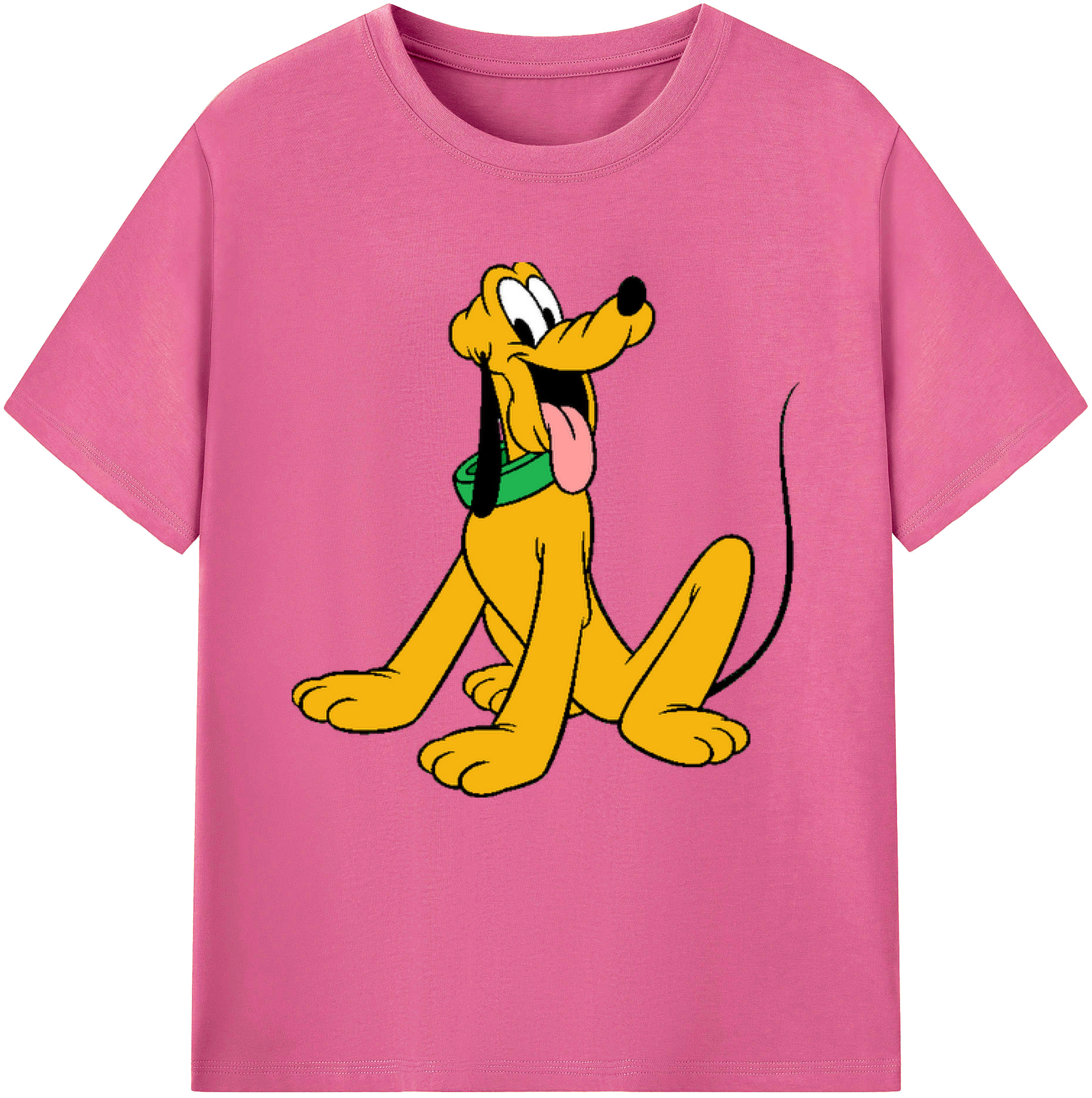 （画像用） ミッキーマウス Mickey Mouse レディースカジュアルプリントTシャツ（綿100％）