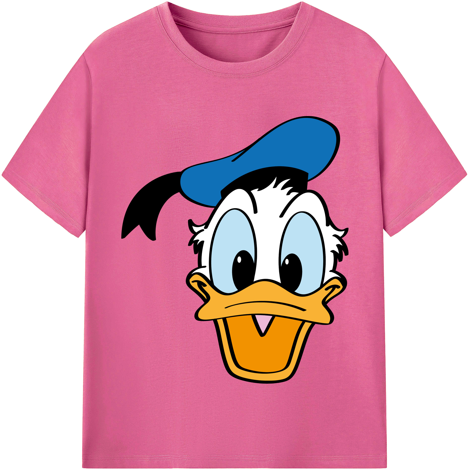 （画像用） ミッキーマウス Mickey Mouse レディースカジュアルプリントTシャツ（綿100％）