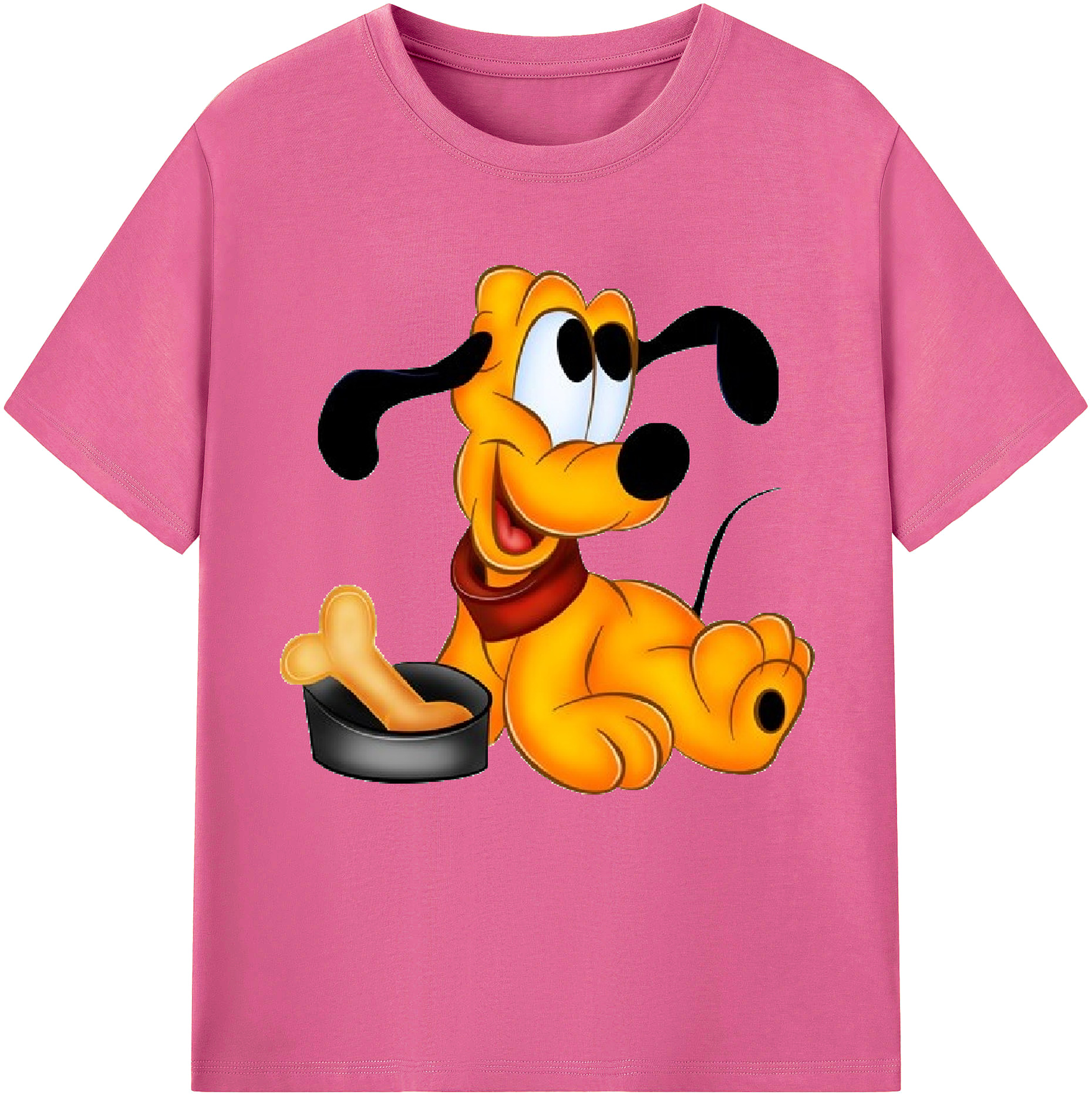 （画像用） ミッキーマウス Mickey Mouse レディースカジュアルプリントTシャツ（綿100％）