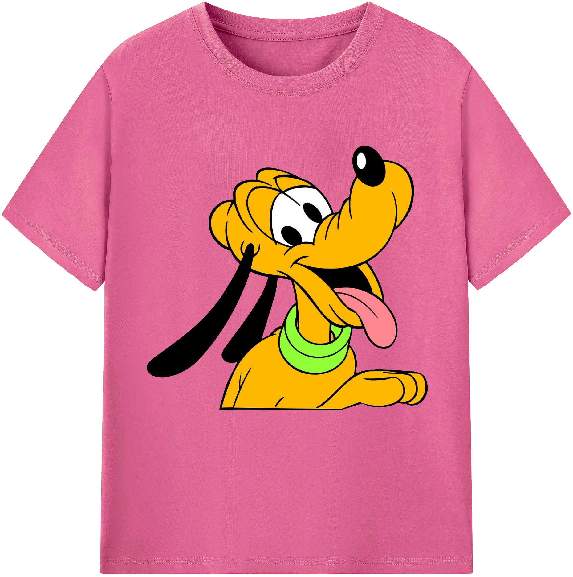 （画像用） ミッキーマウス Mickey Mouse レディースカジュアルプリントTシャツ（綿100％）