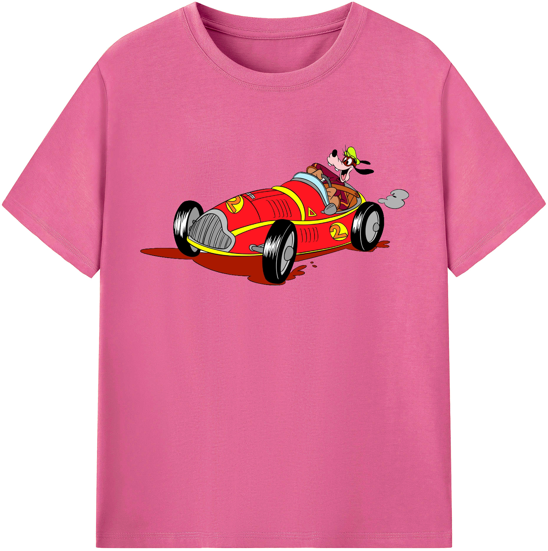 （画像用） ミッキーマウス Mickey Mouse レディースカジュアルプリントTシャツ（綿100％）