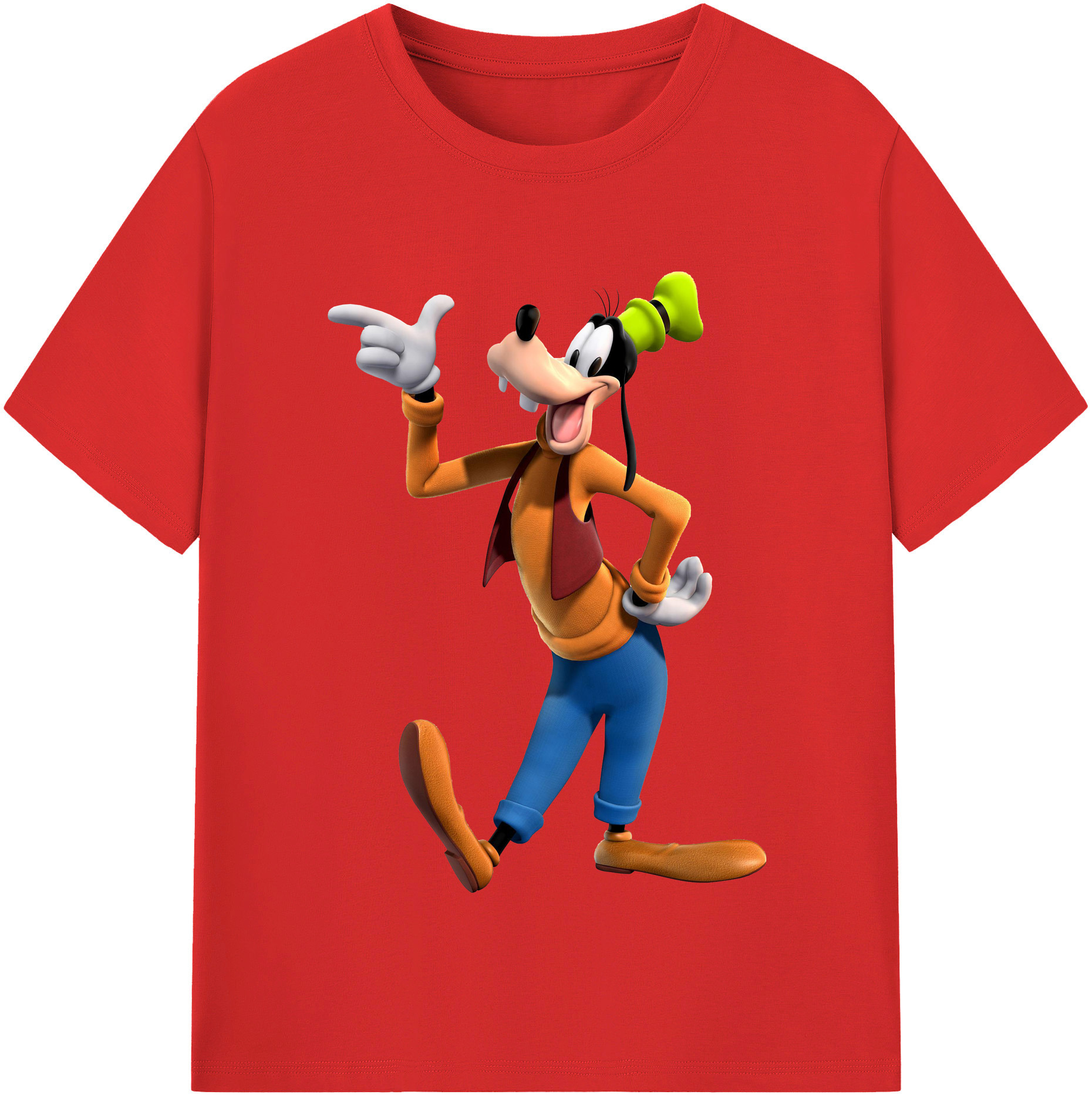 （画像用） ミッキーマウス Mickey Mouse レディースカジュアルプリントTシャツ（綿100％）