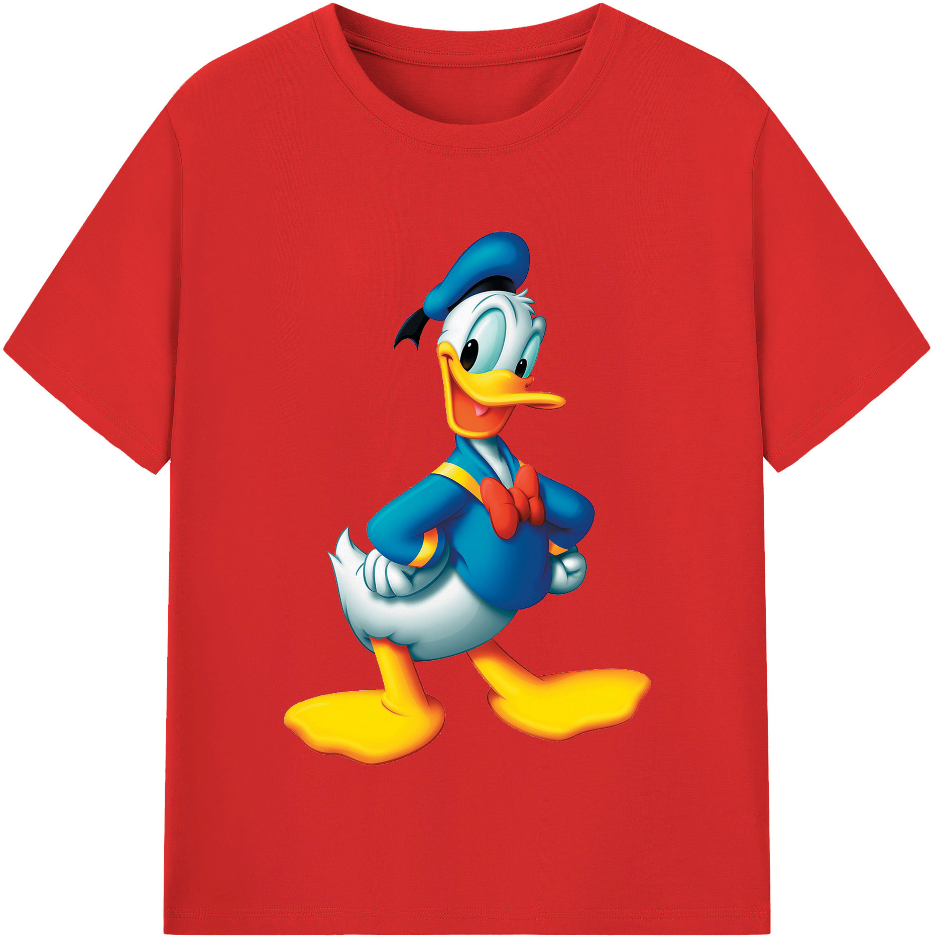 （画像用） ミッキーマウス Mickey Mouse レディースカジュアルプリントTシャツ（綿100％）