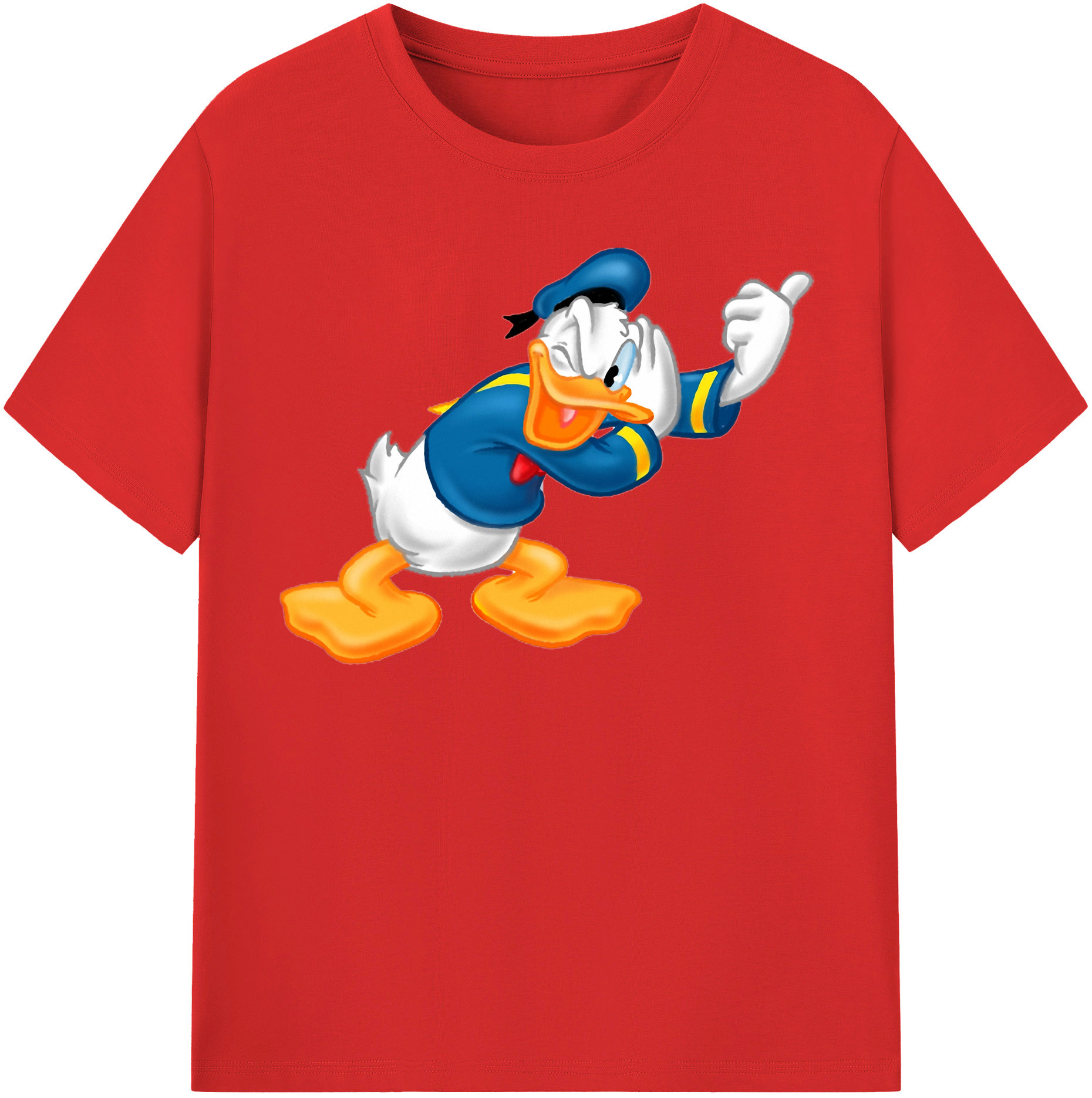 （画像用） ミッキーマウス Mickey Mouse レディースカジュアルプリントTシャツ（綿100％）