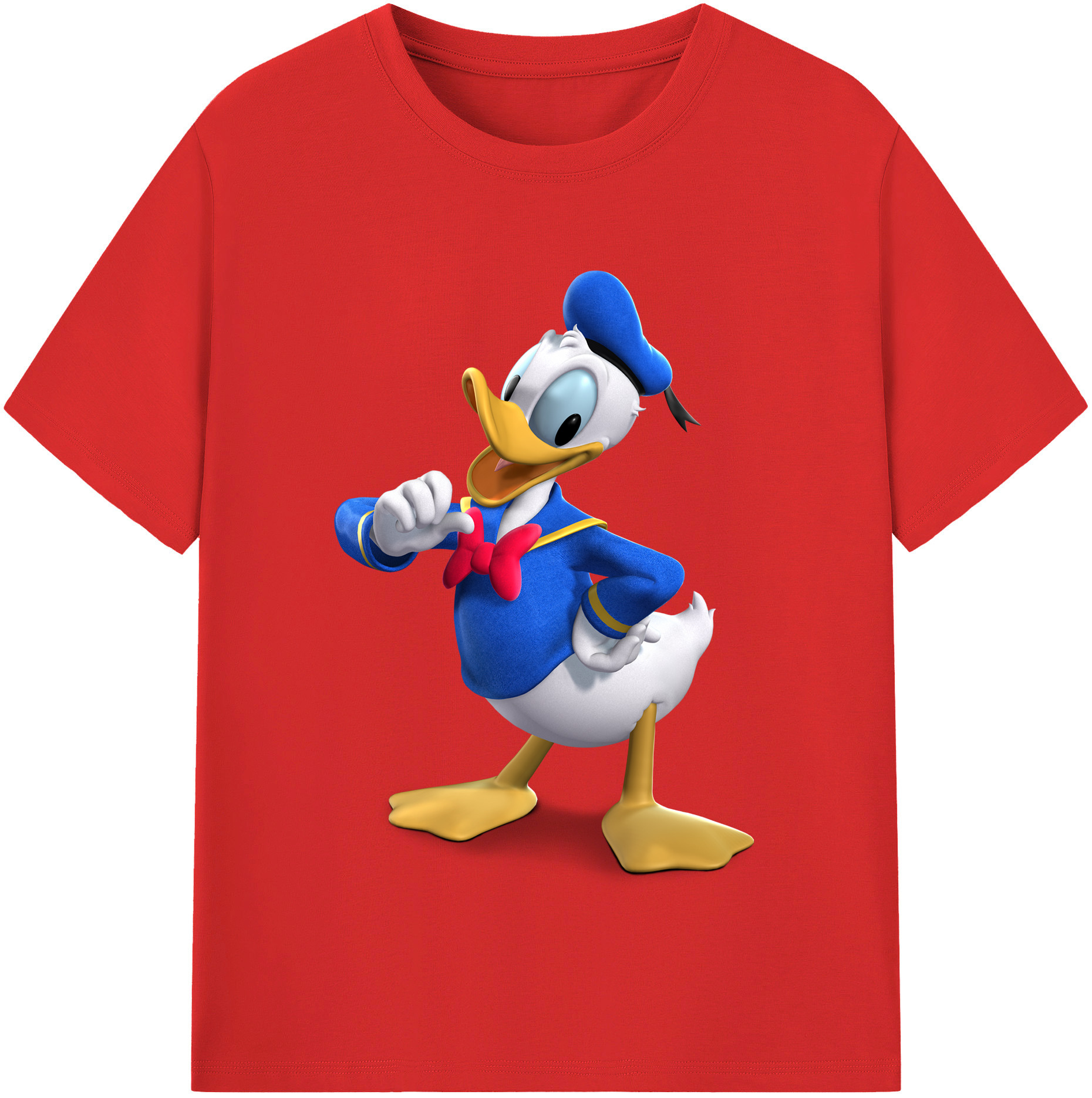 （画像用） ミッキーマウス Mickey Mouse レディースカジュアルプリントTシャツ（綿100％）