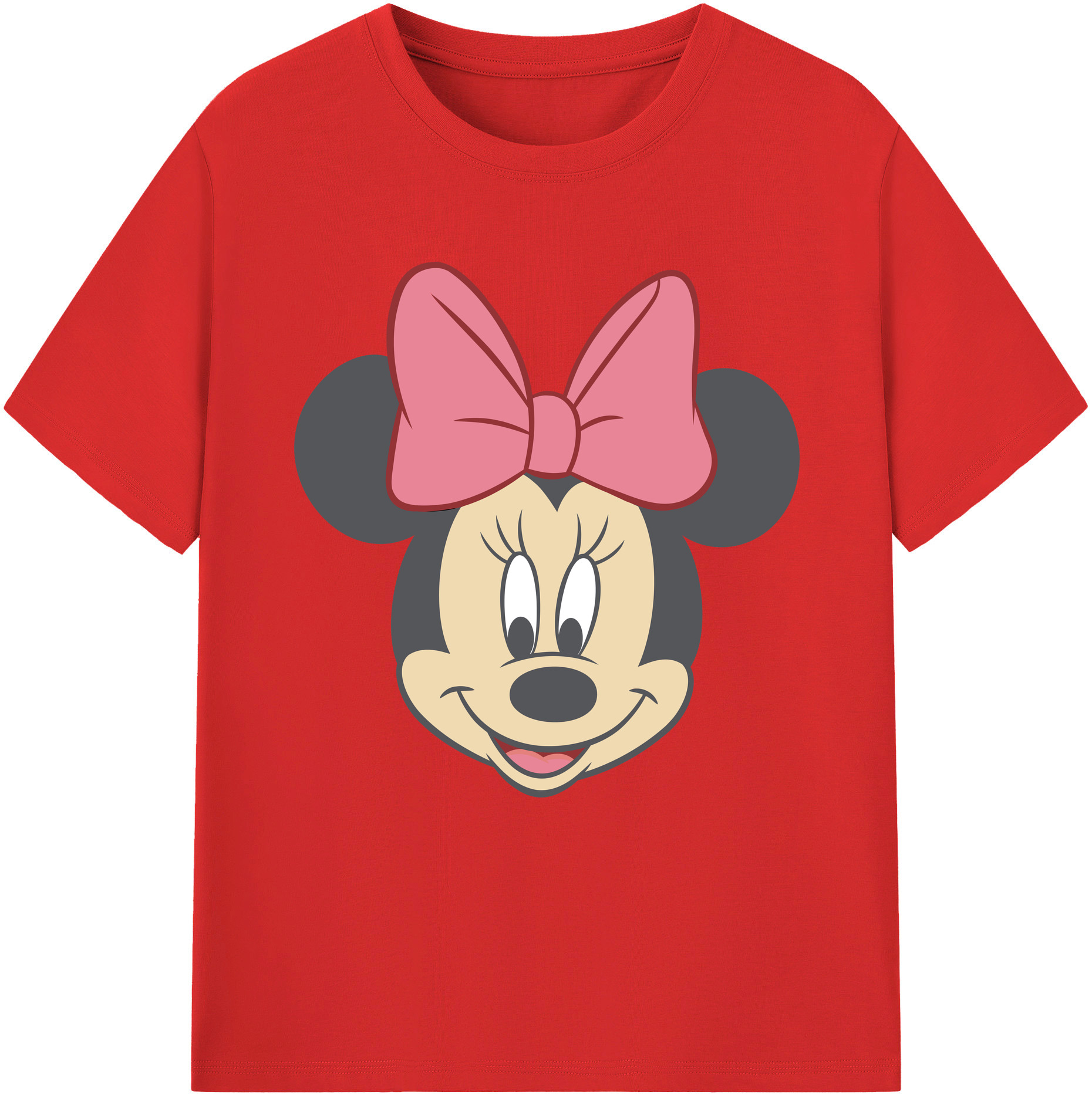 （画像用） ミッキーマウス Mickey Mouse レディースカジュアルプリントTシャツ（綿100％）