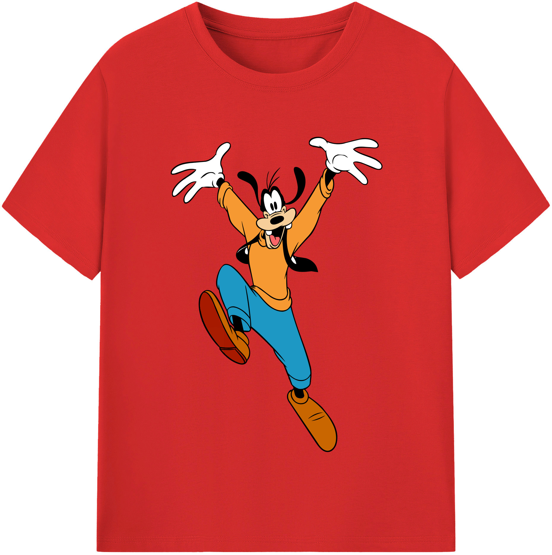 （画像用） ミッキーマウス Mickey Mouse レディースカジュアルプリントTシャツ（綿100％）