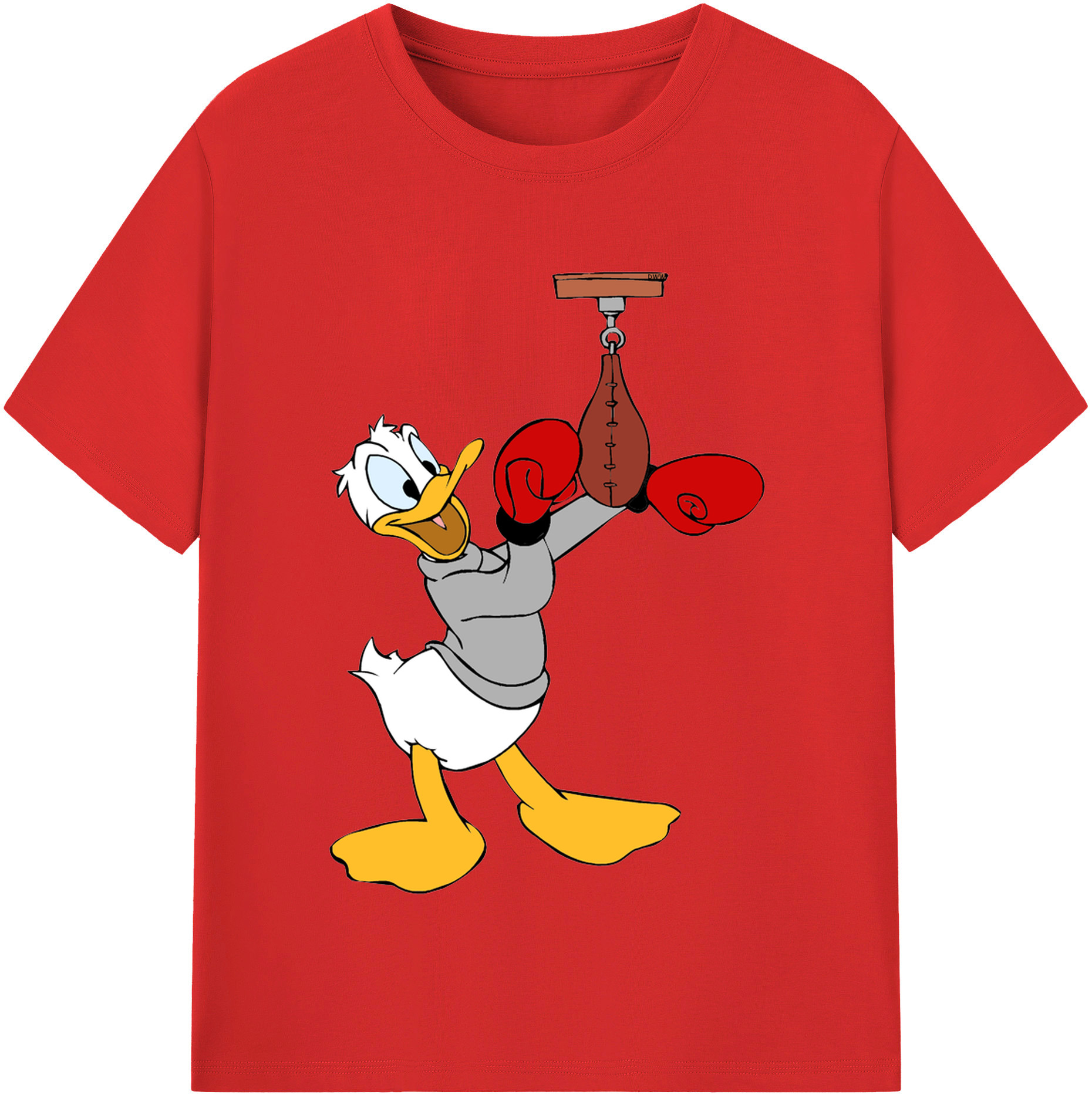 （画像用） ミッキーマウス Mickey Mouse レディースカジュアルプリントTシャツ（綿100％）