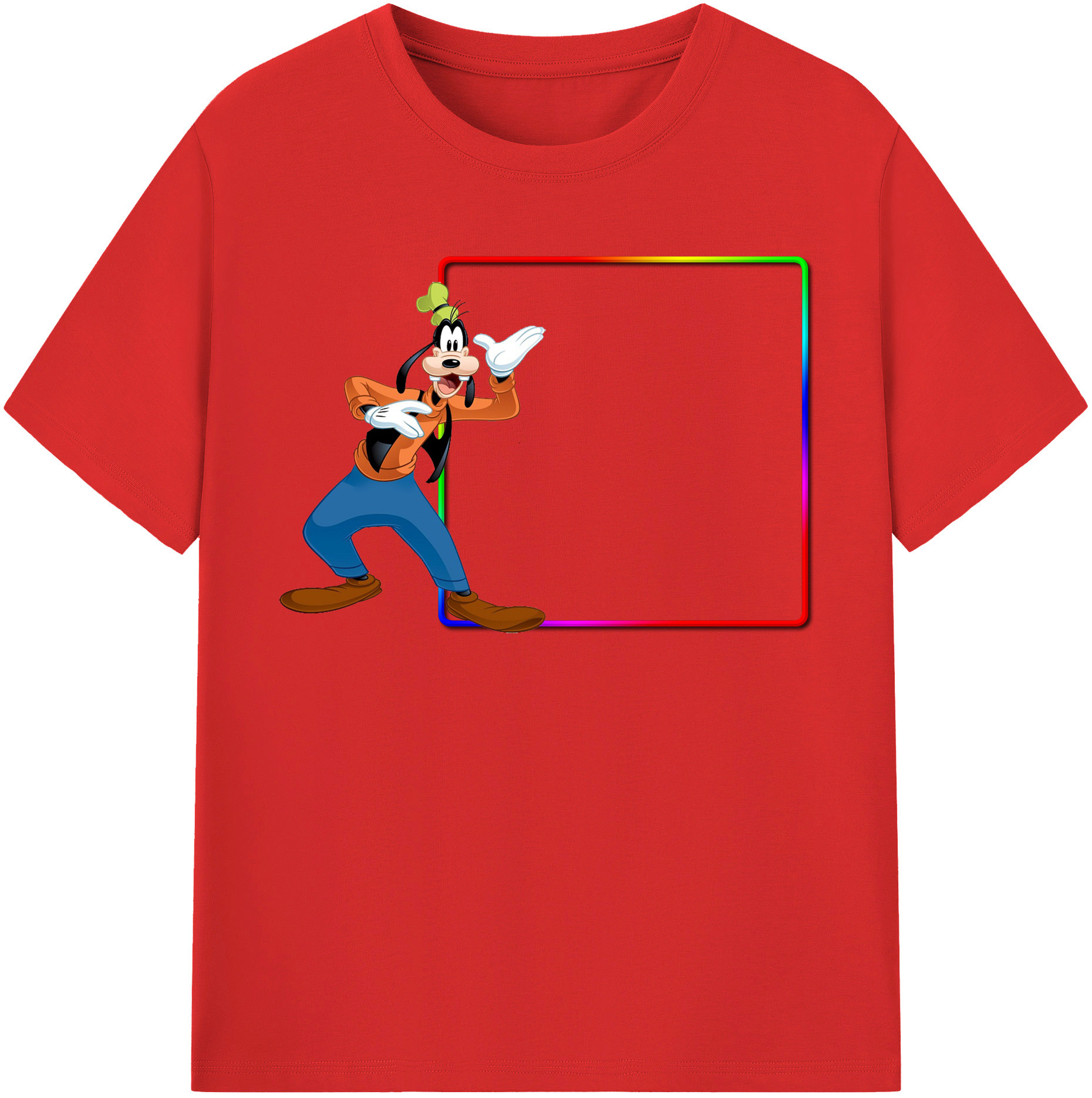 （画像用） ミッキーマウス Mickey Mouse レディースカジュアルプリントTシャツ（綿100％）