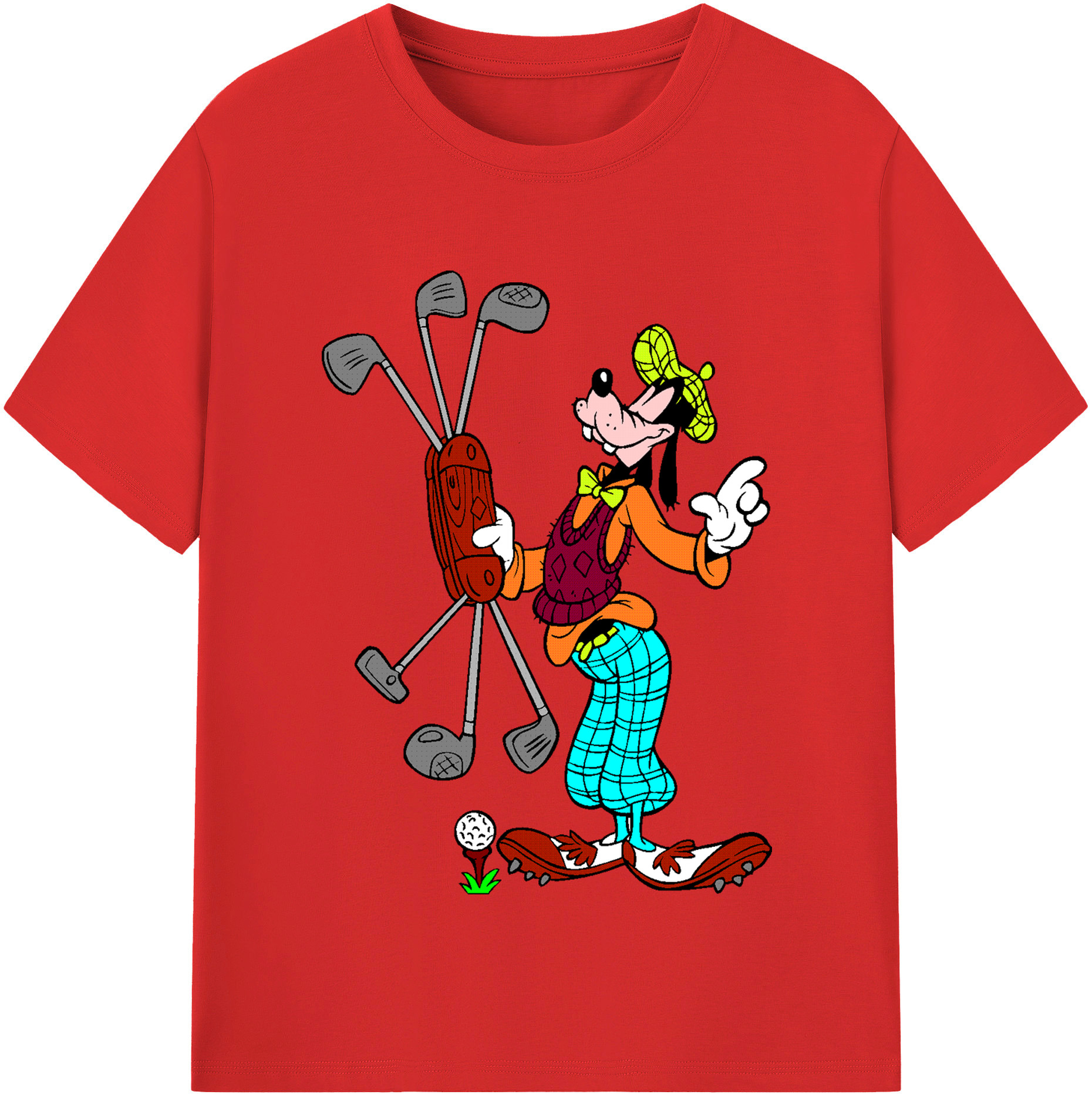 （画像用） ミッキーマウス Mickey Mouse レディースカジュアルプリントTシャツ（綿100％）